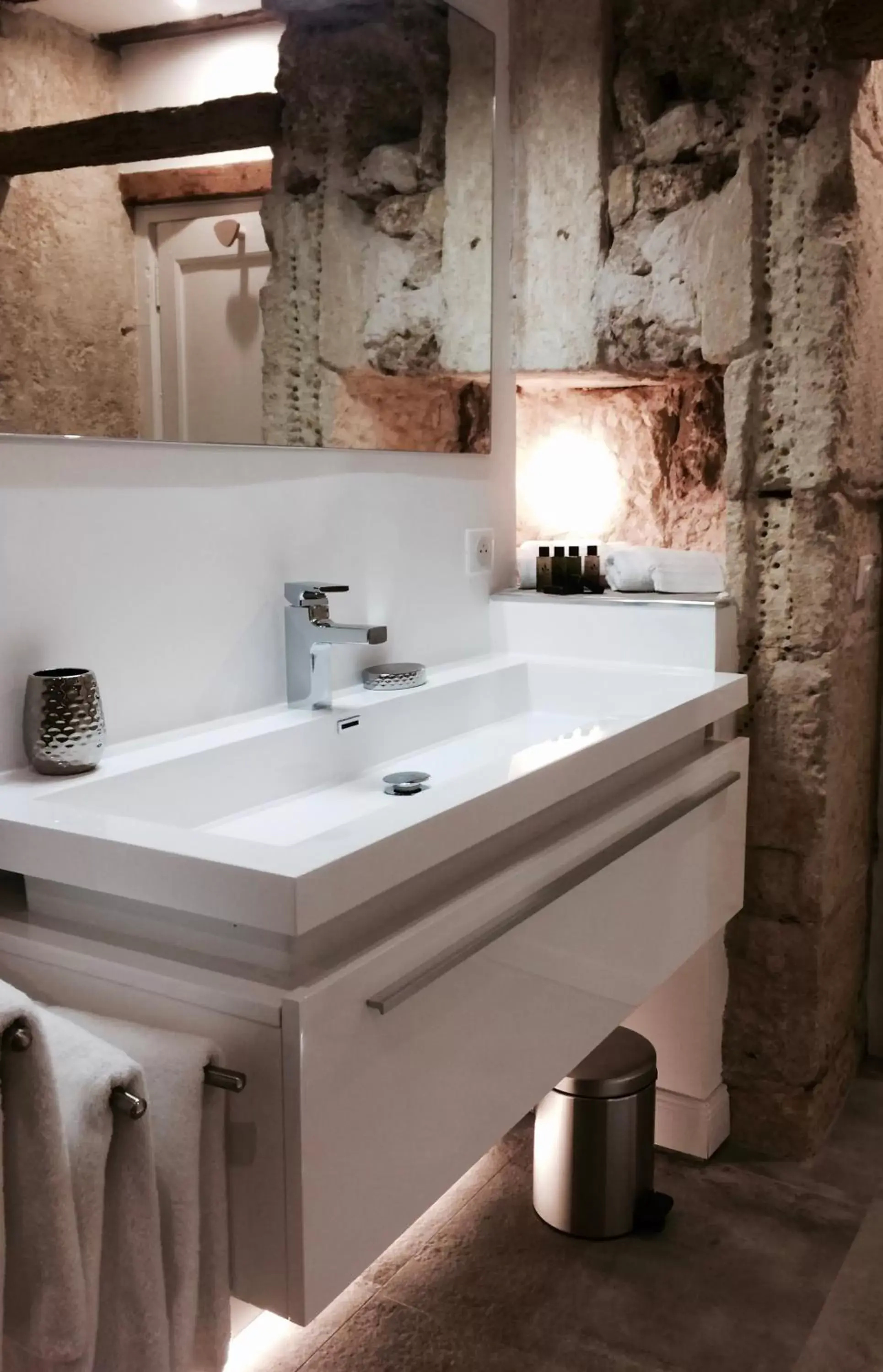 Bathroom in La Domitia - Maison d'hôtes, spa, sauna & massages