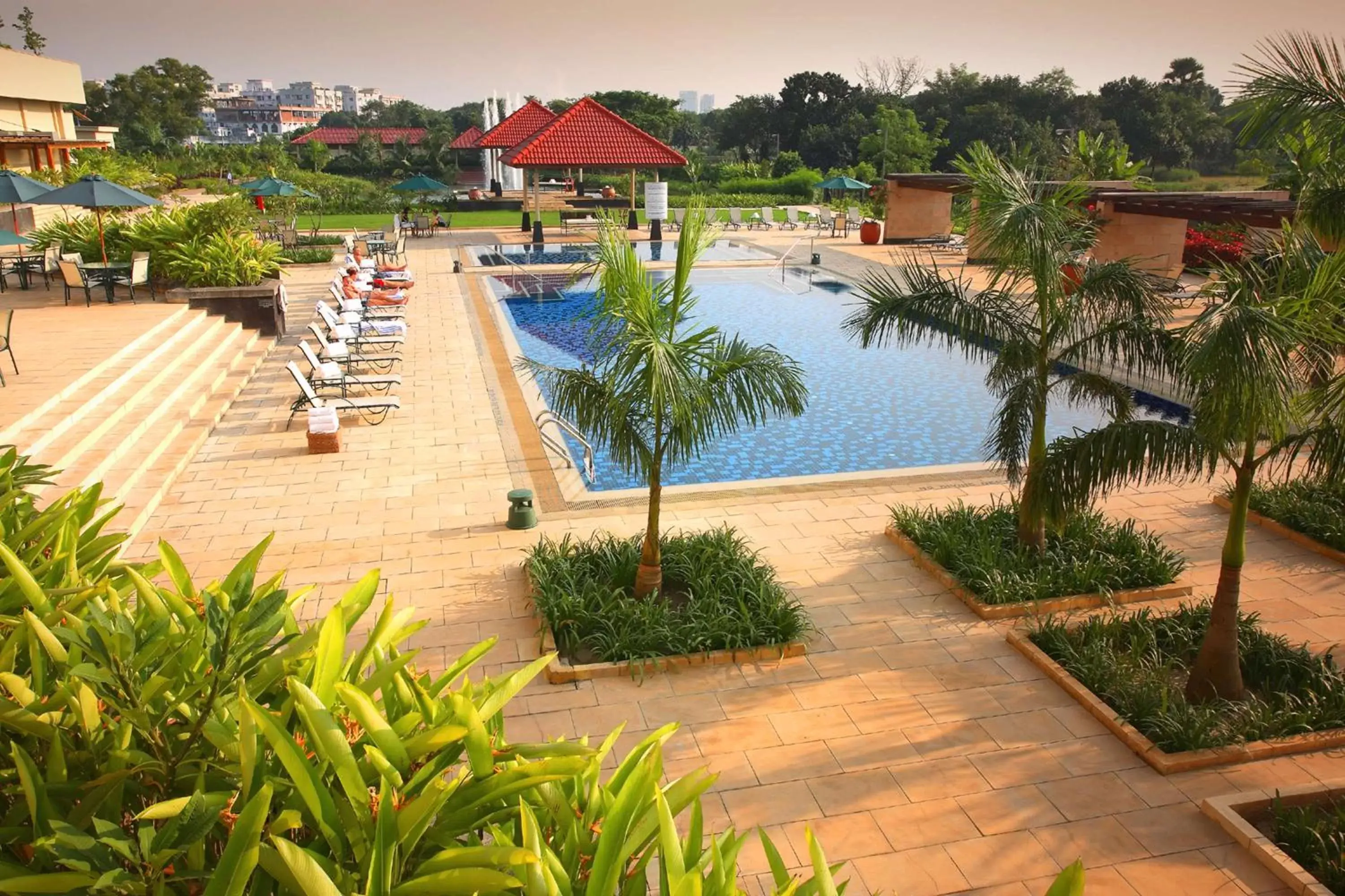 Activities, Pool View in Radisson blu Dhaka Water Garden