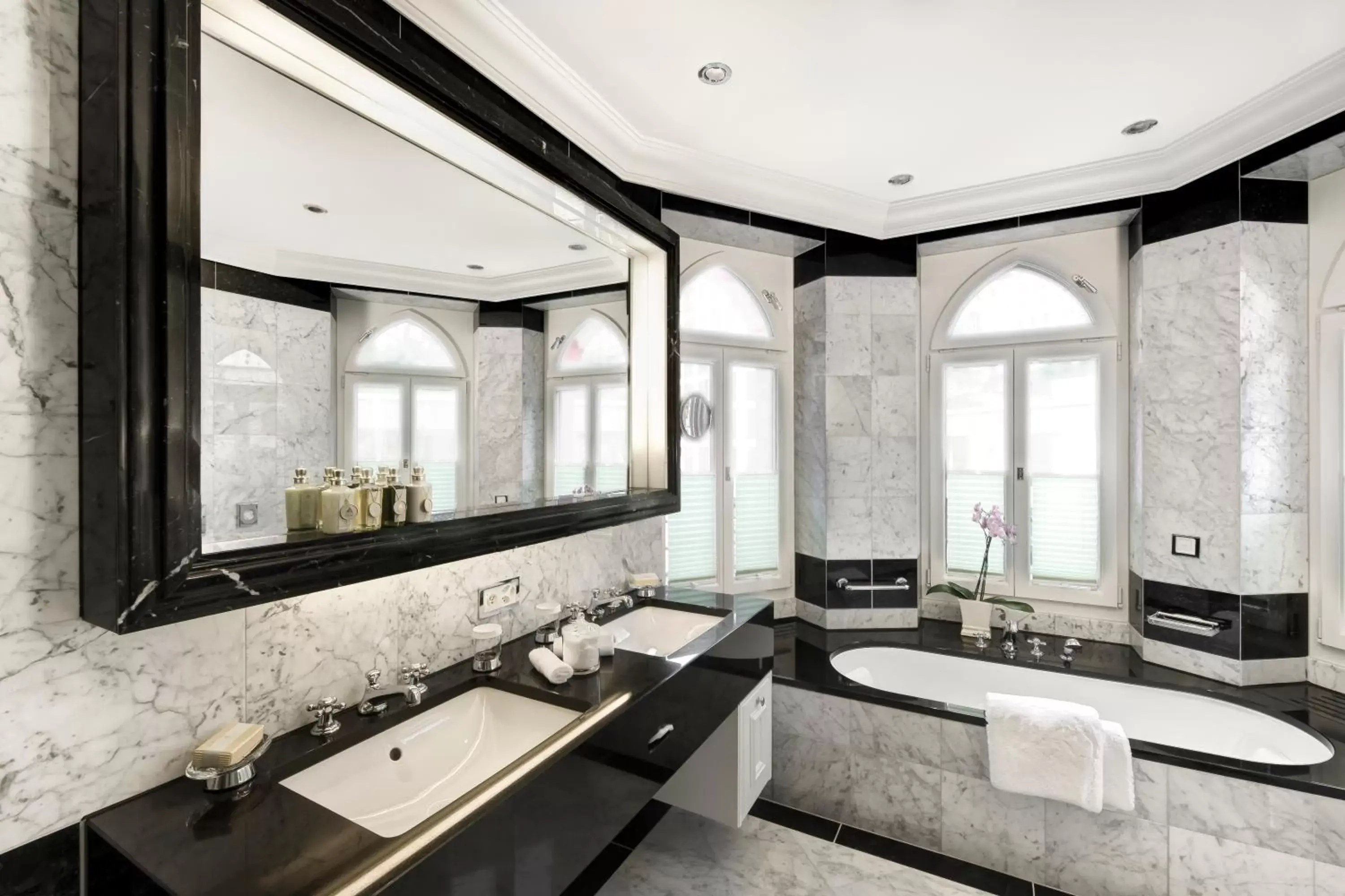 Bathroom in Badrutt's Palace Hotel St Moritz