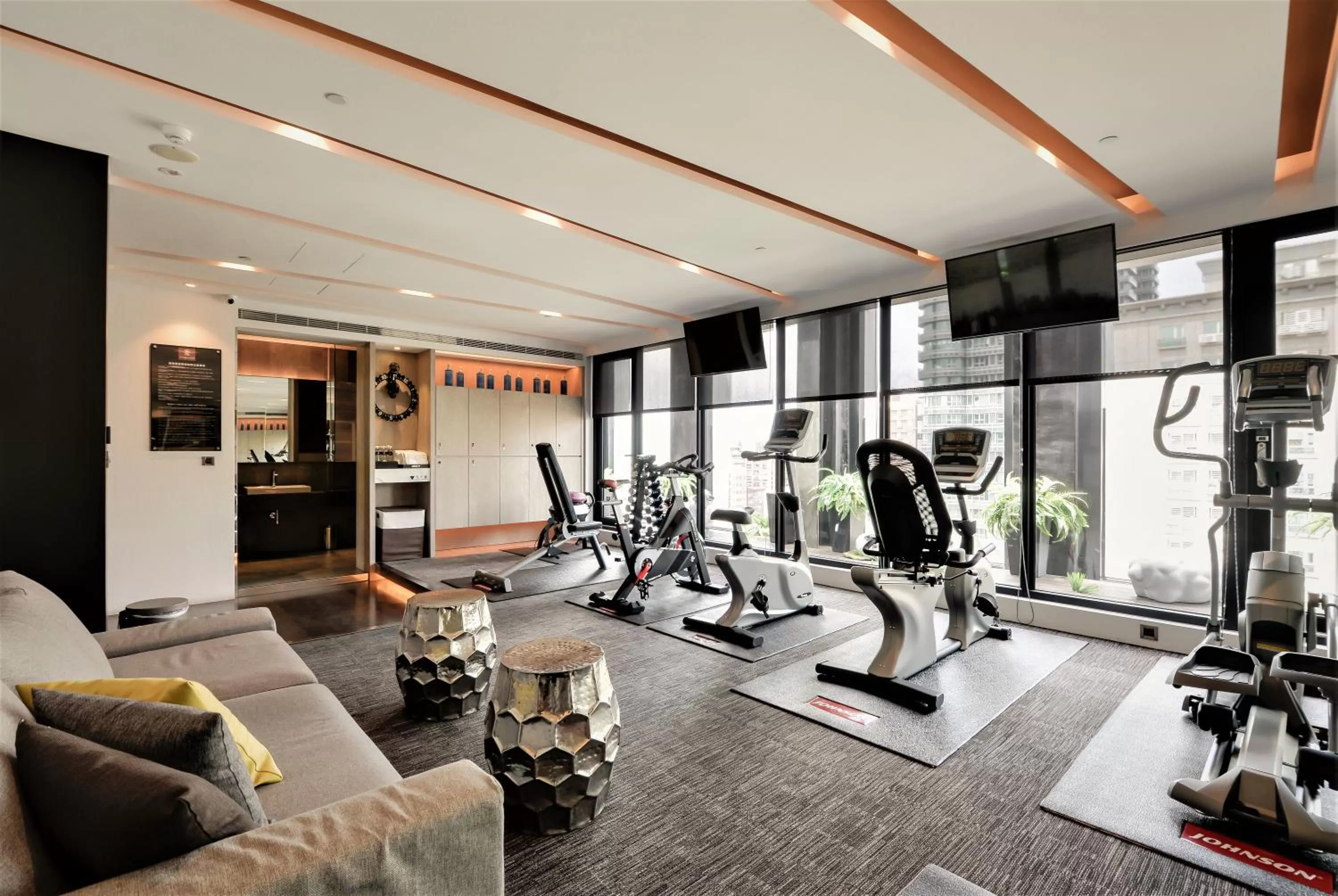 Fitness centre/facilities in Starhaus Hotel