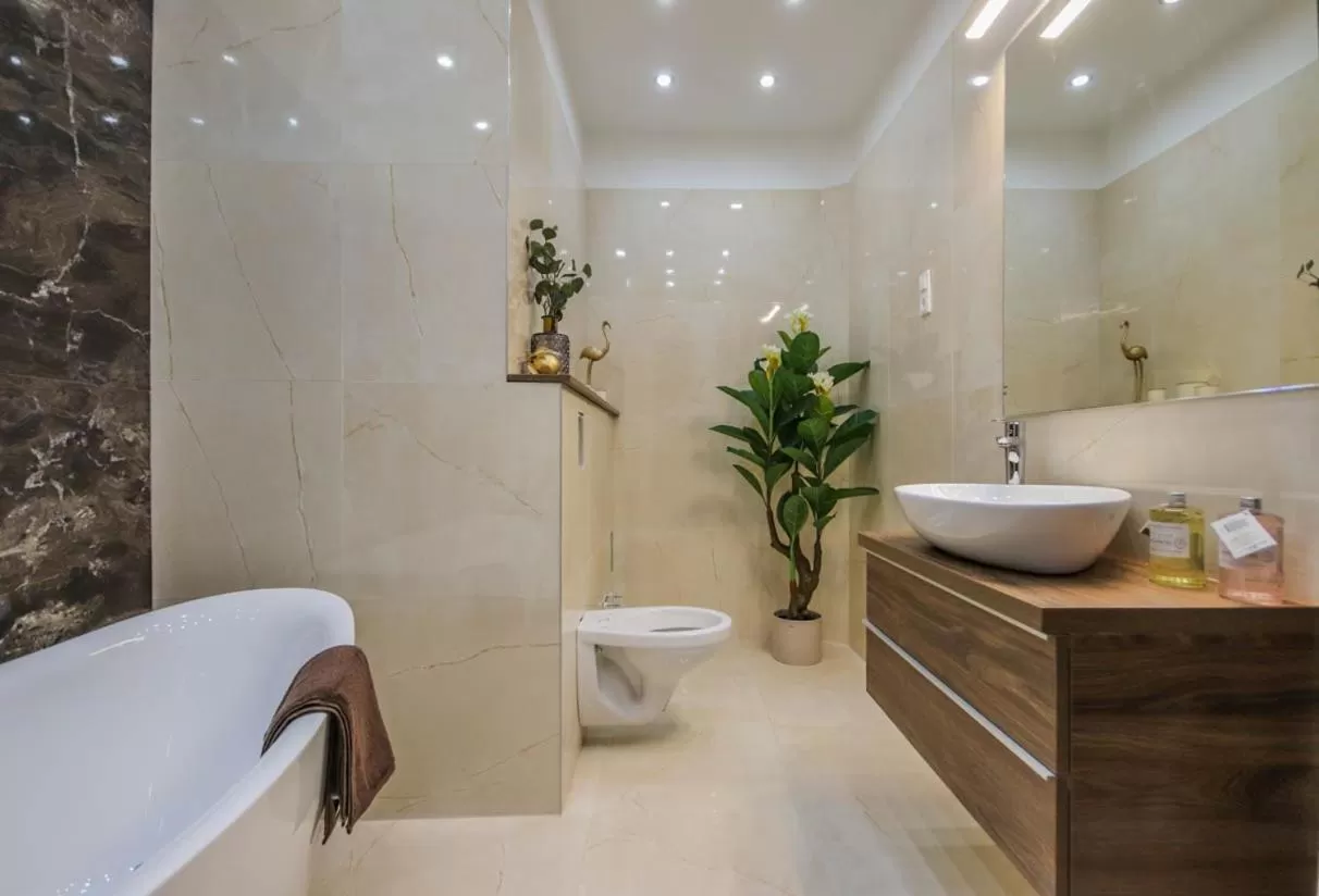 Bathroom in Bengt Apartment Dohány Str.