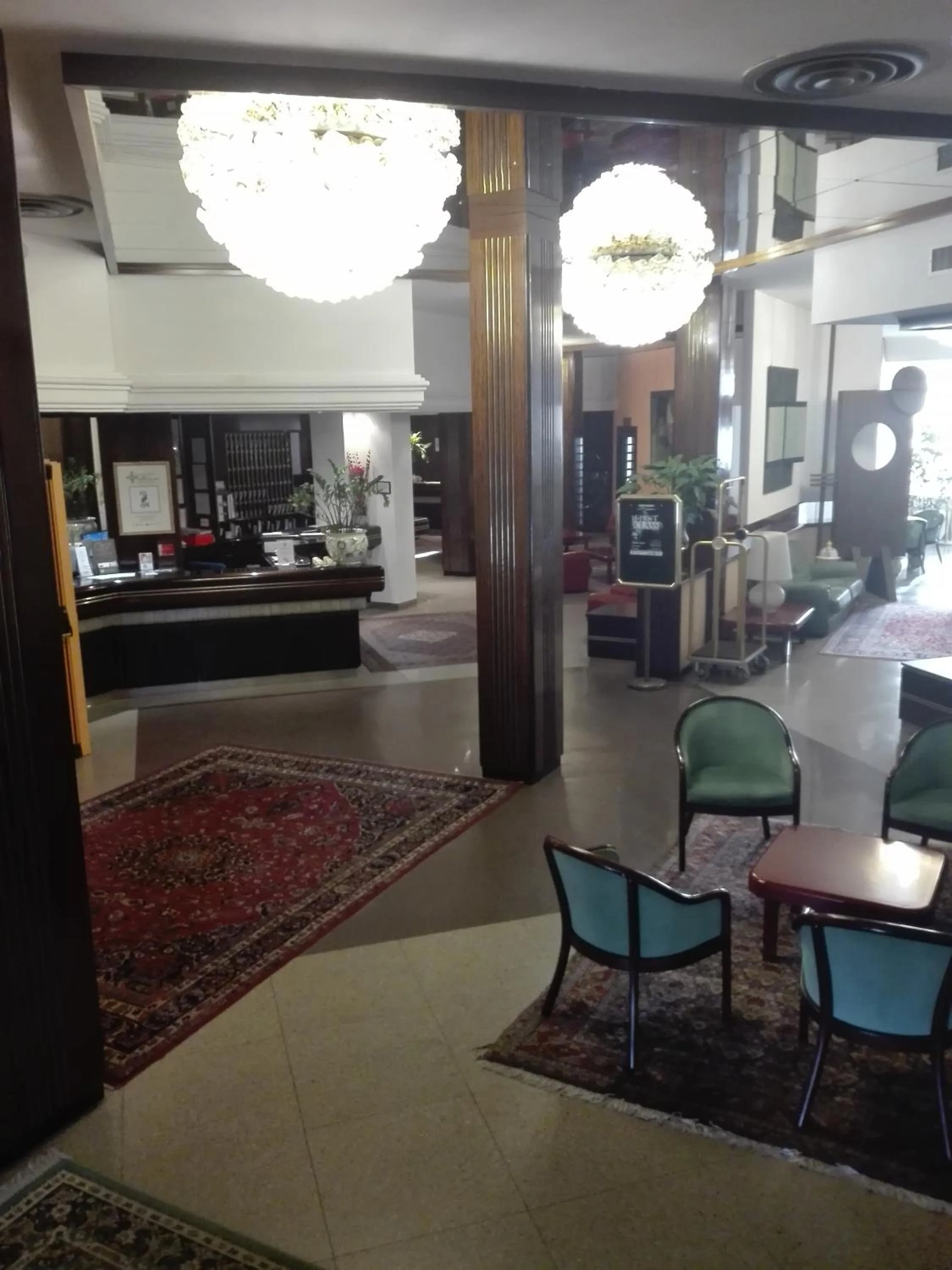 Lobby or reception in Hotel Internazionale