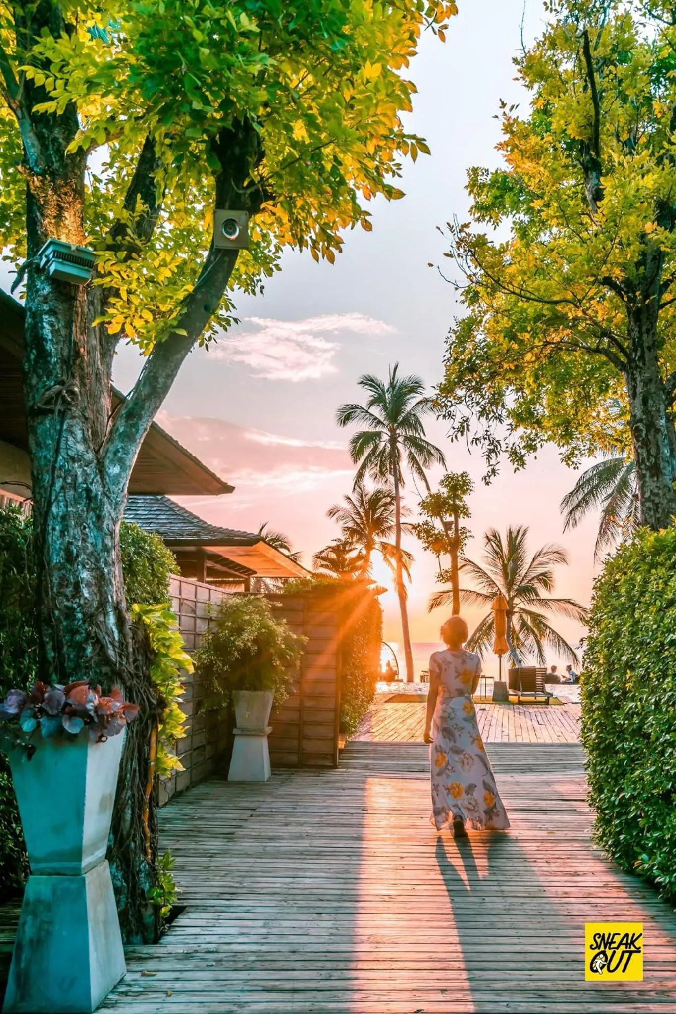 Sunset in Tango Luxe Beach Villa, Koh Samui