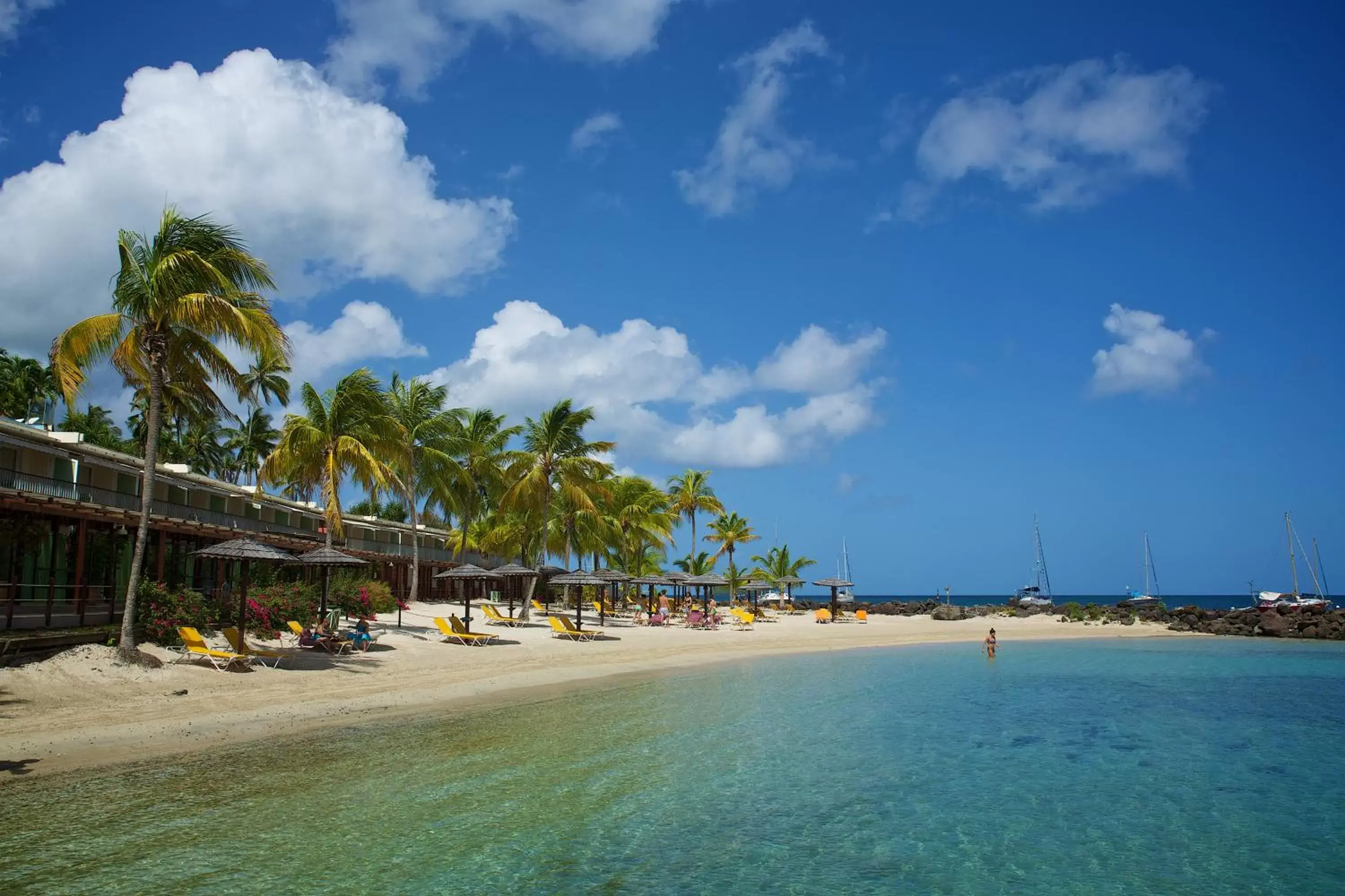 Beach in Hotel Bakoua Martinique