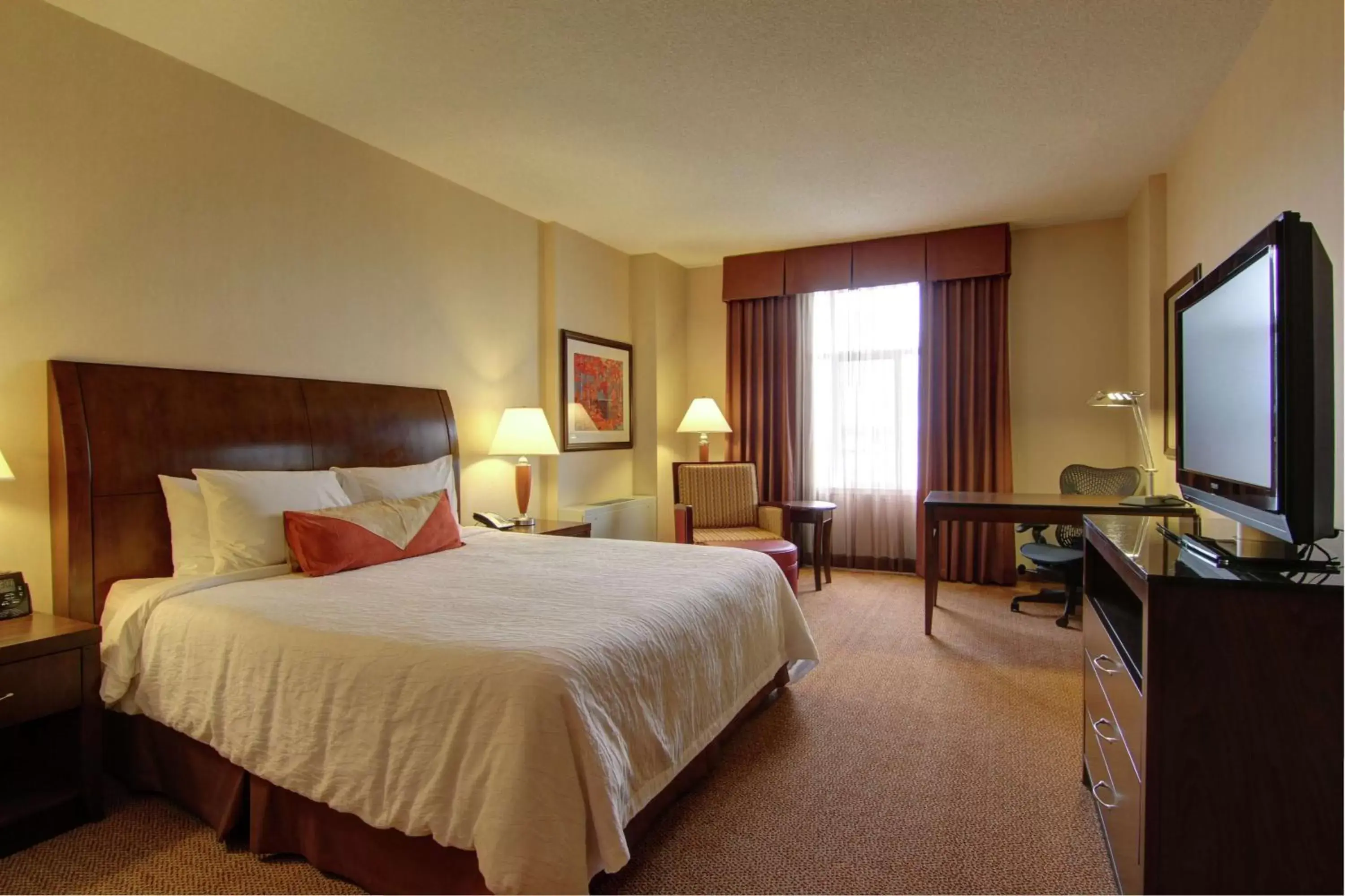 Bedroom in Hilton Garden Inn Calgary Airport