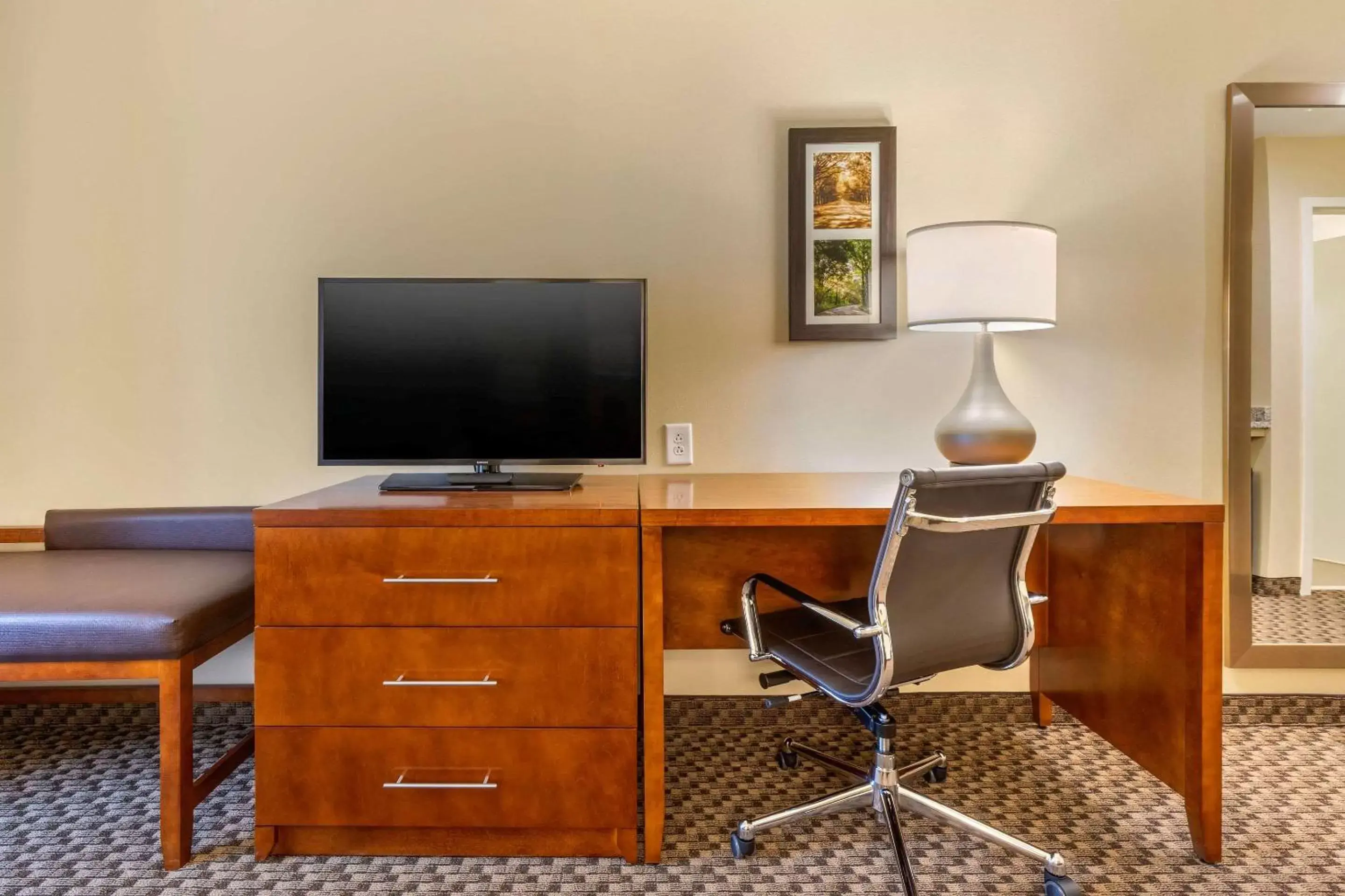 Photo of the whole room, TV/Entertainment Center in Comfort Inn & Suites