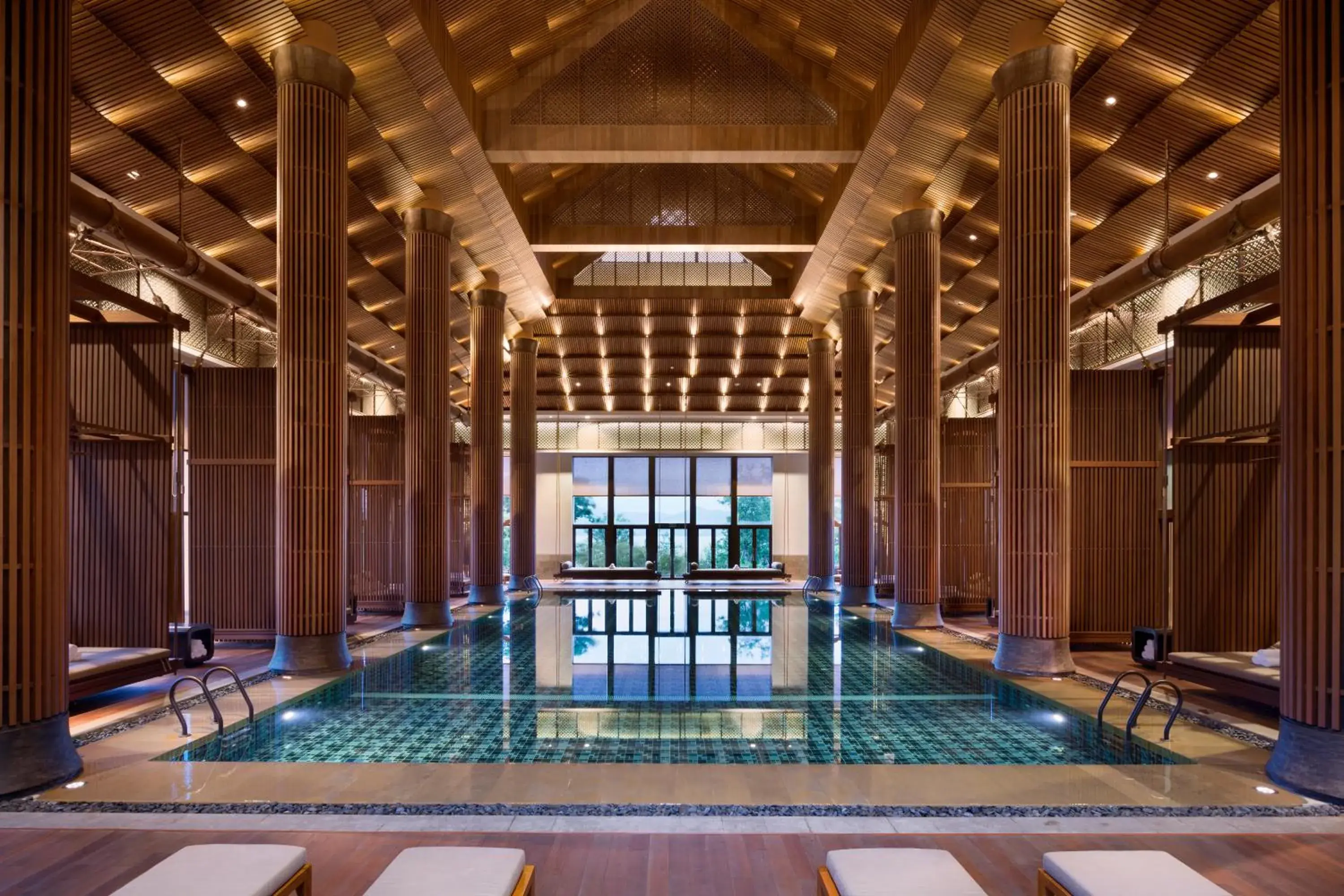 Swimming pool in Park Hyatt Ningbo Resort & Spa Swimming pool in Park Hyatt Ningbo Resort & Spa