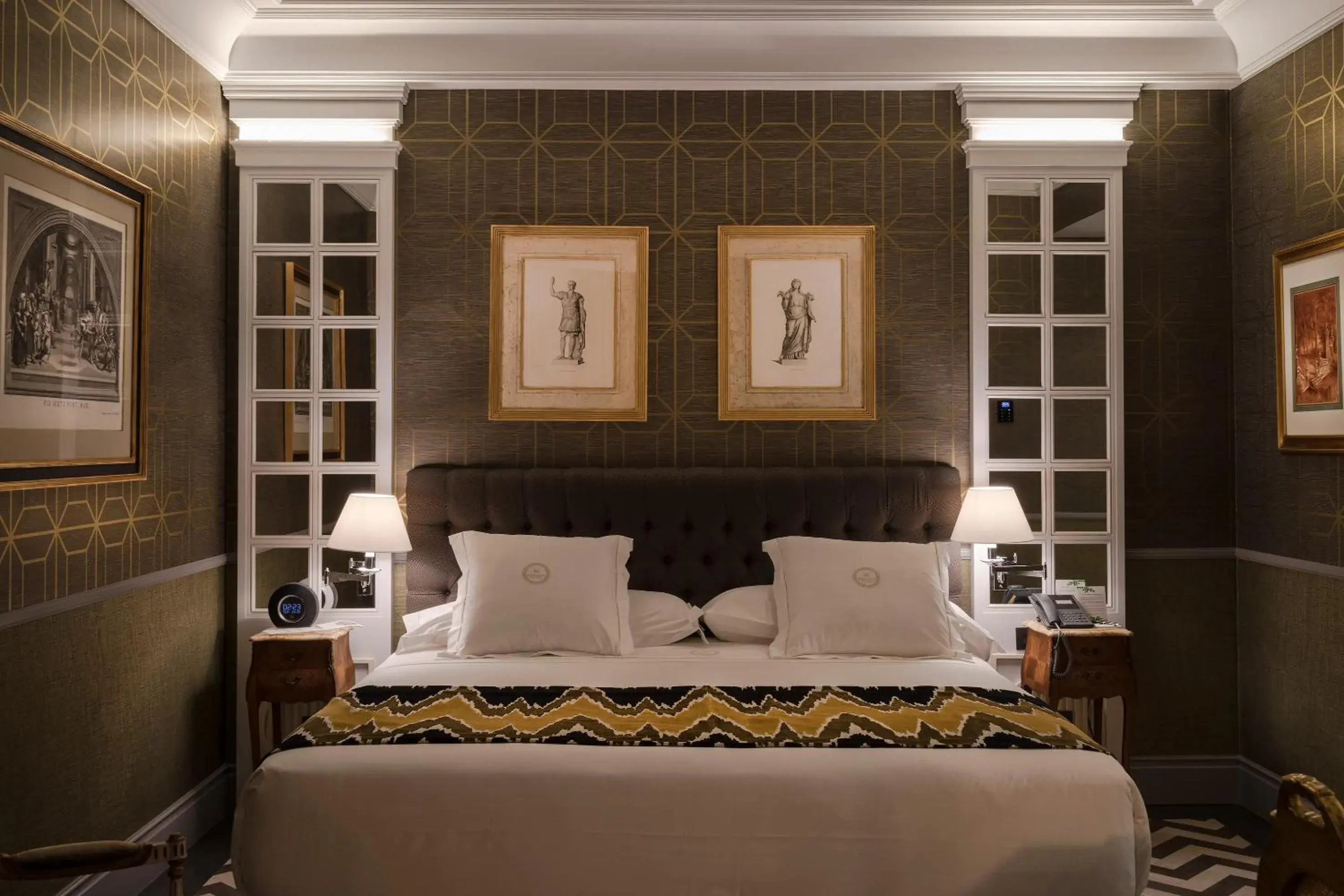 Bed in Relais & Châteaux Heritage Hotel