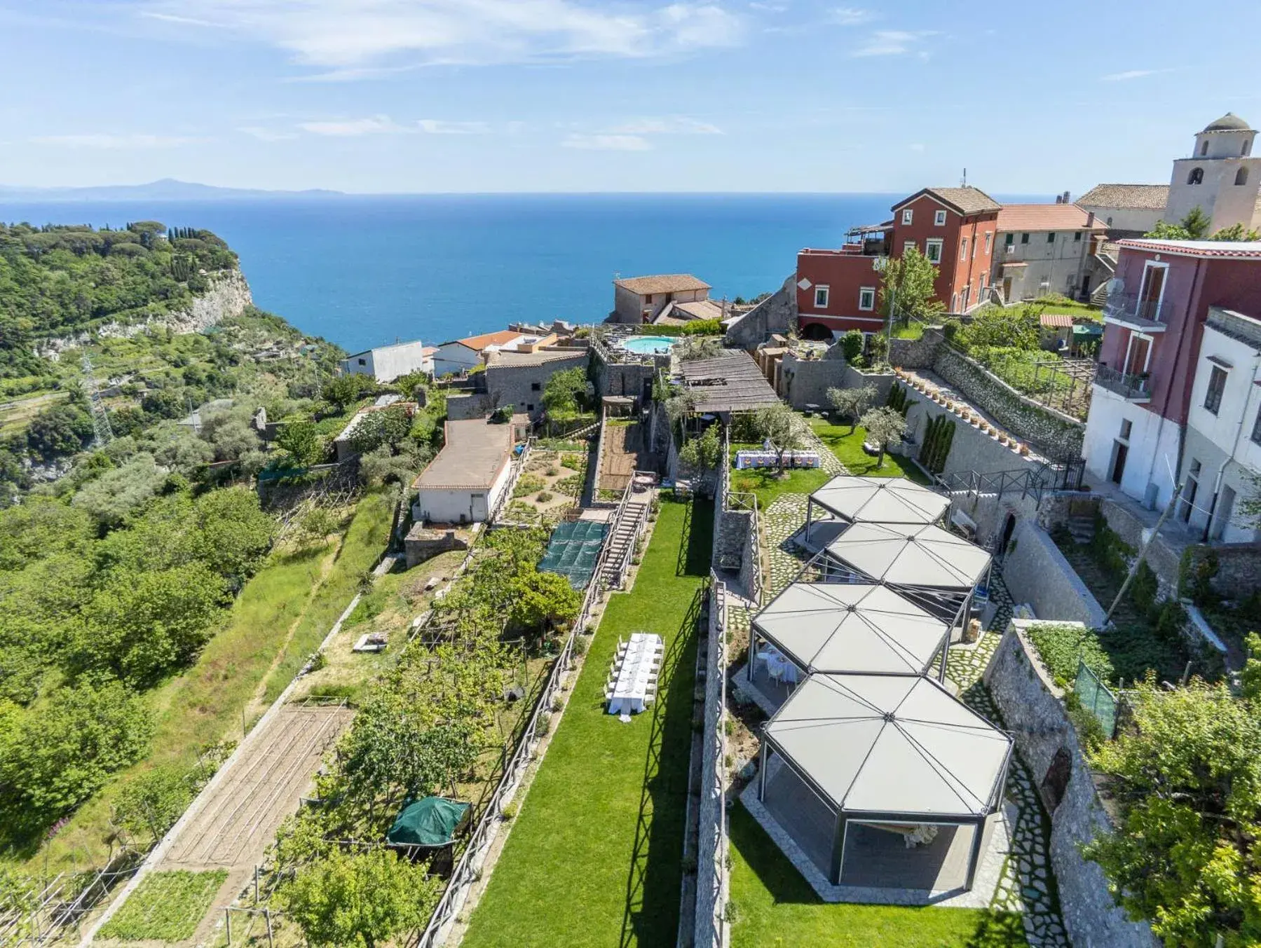 Garden, Bird's-eye View in Palazzo Pascal