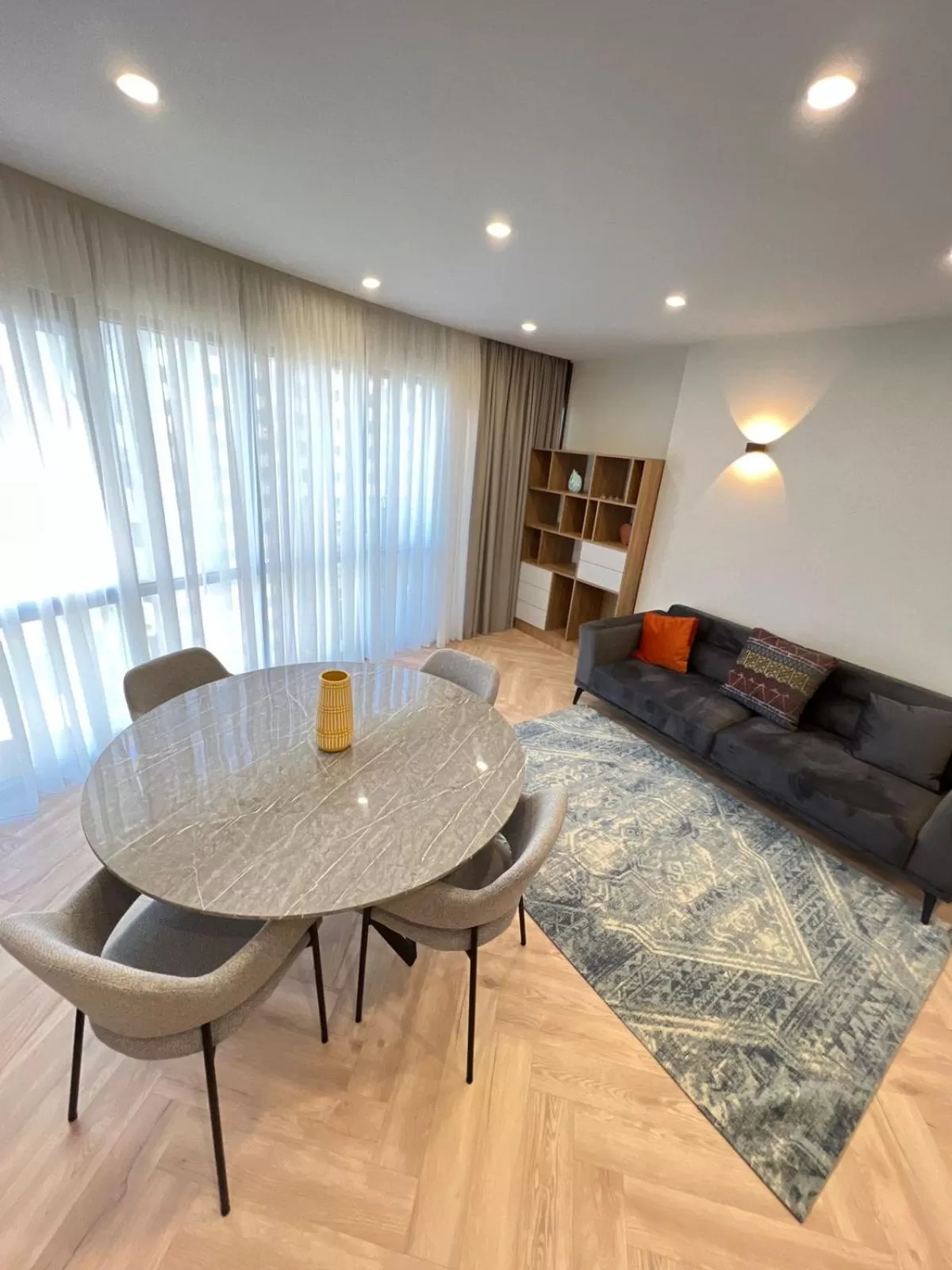 Living room, Dining Area in Holiday Lux Sea Towers Batumi
