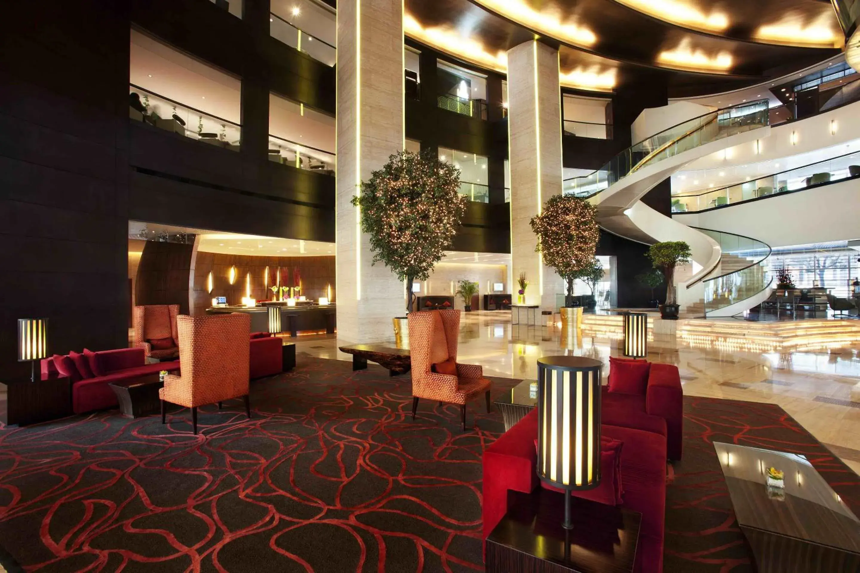 Lobby or reception in The Longemont Shanghai Lobby or reception in The Longemont Shanghai