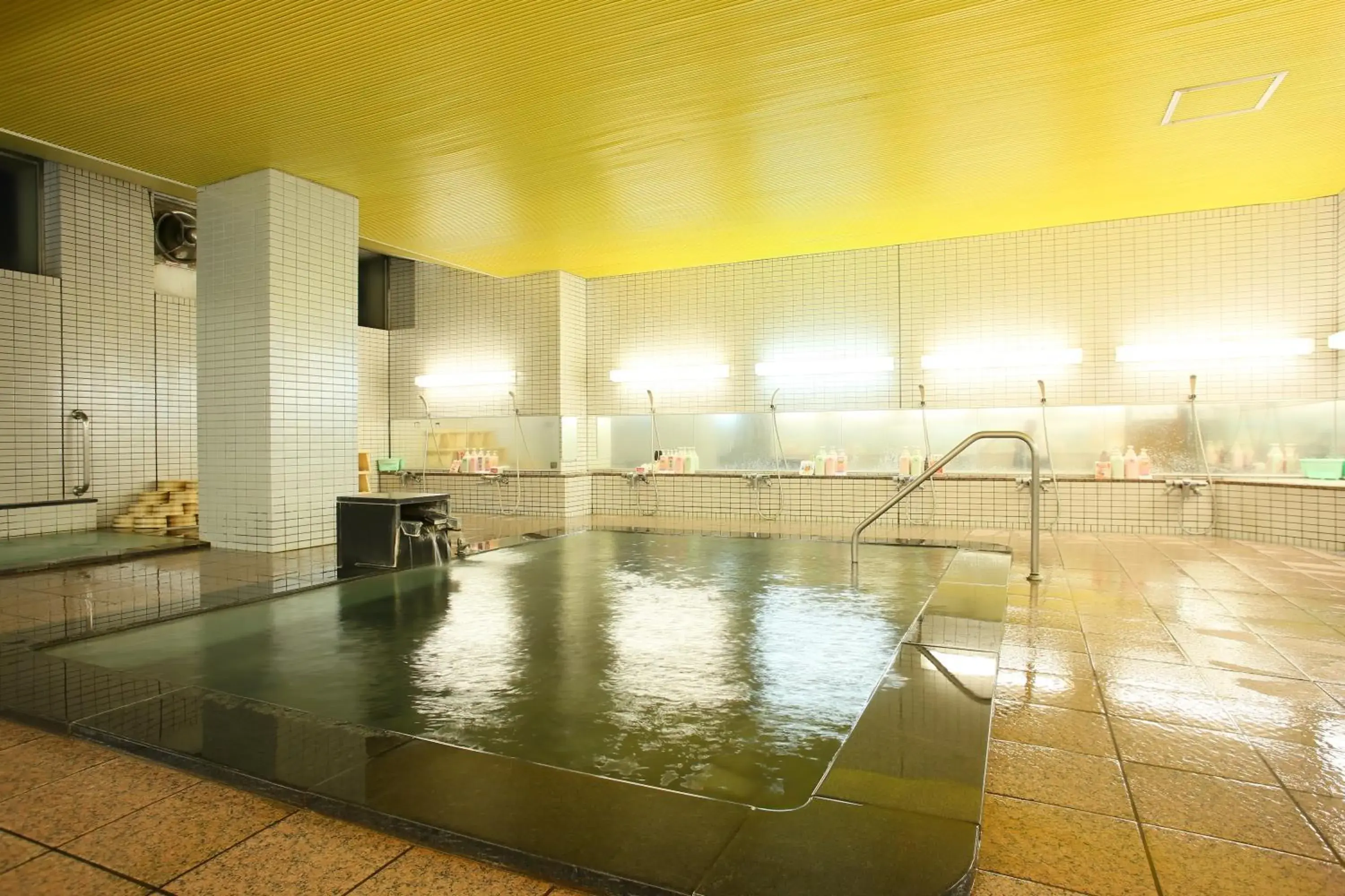 Hot Spring Bath, Swimming Pool in Shiga Palace Hotel