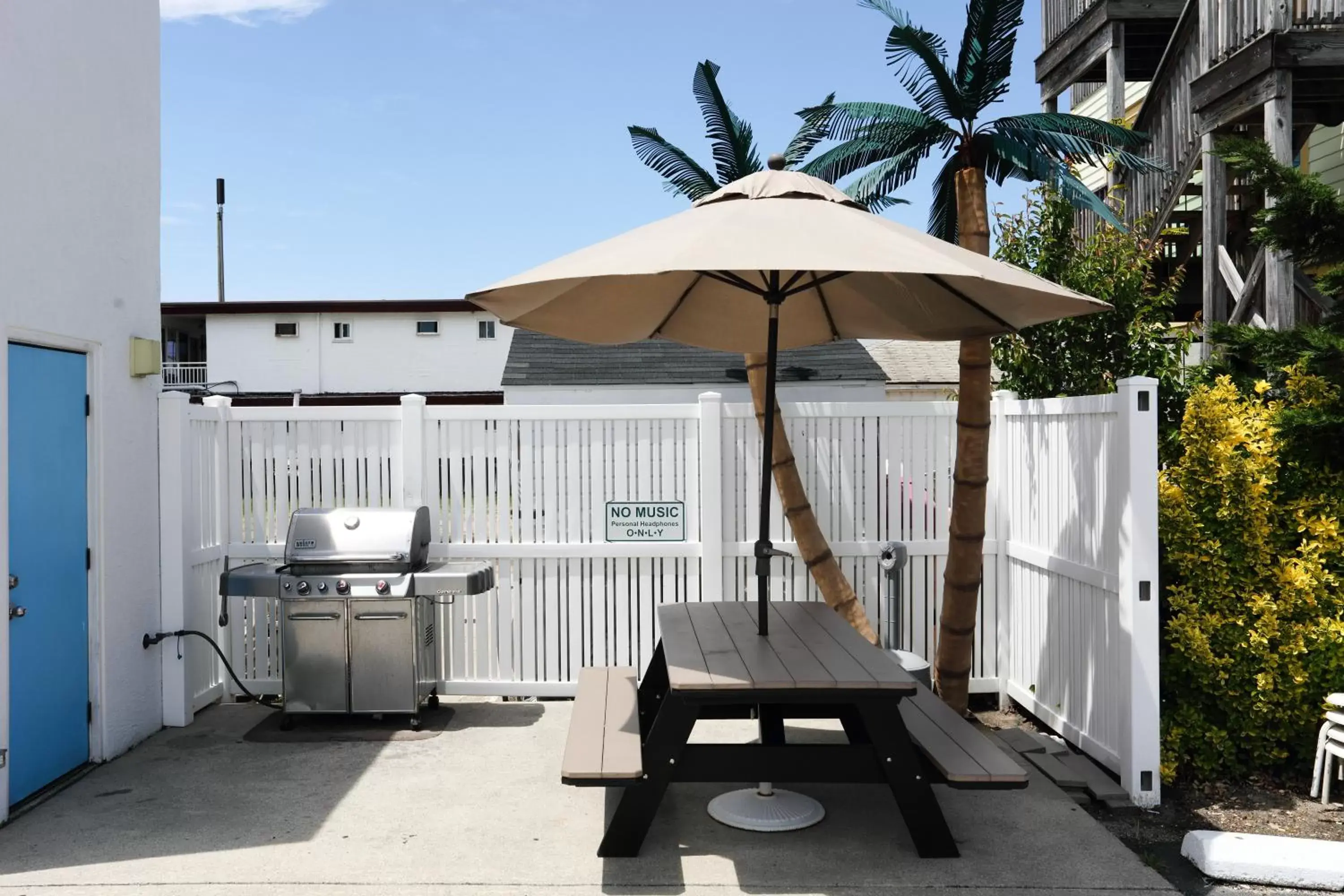 Patio in Riviera Resort & Suites