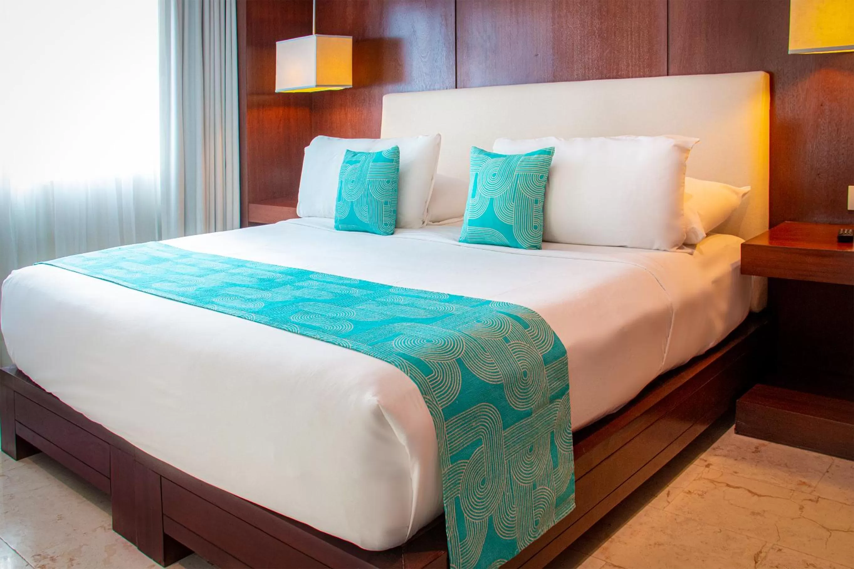 Bedroom, Bed in Hotel The Palm