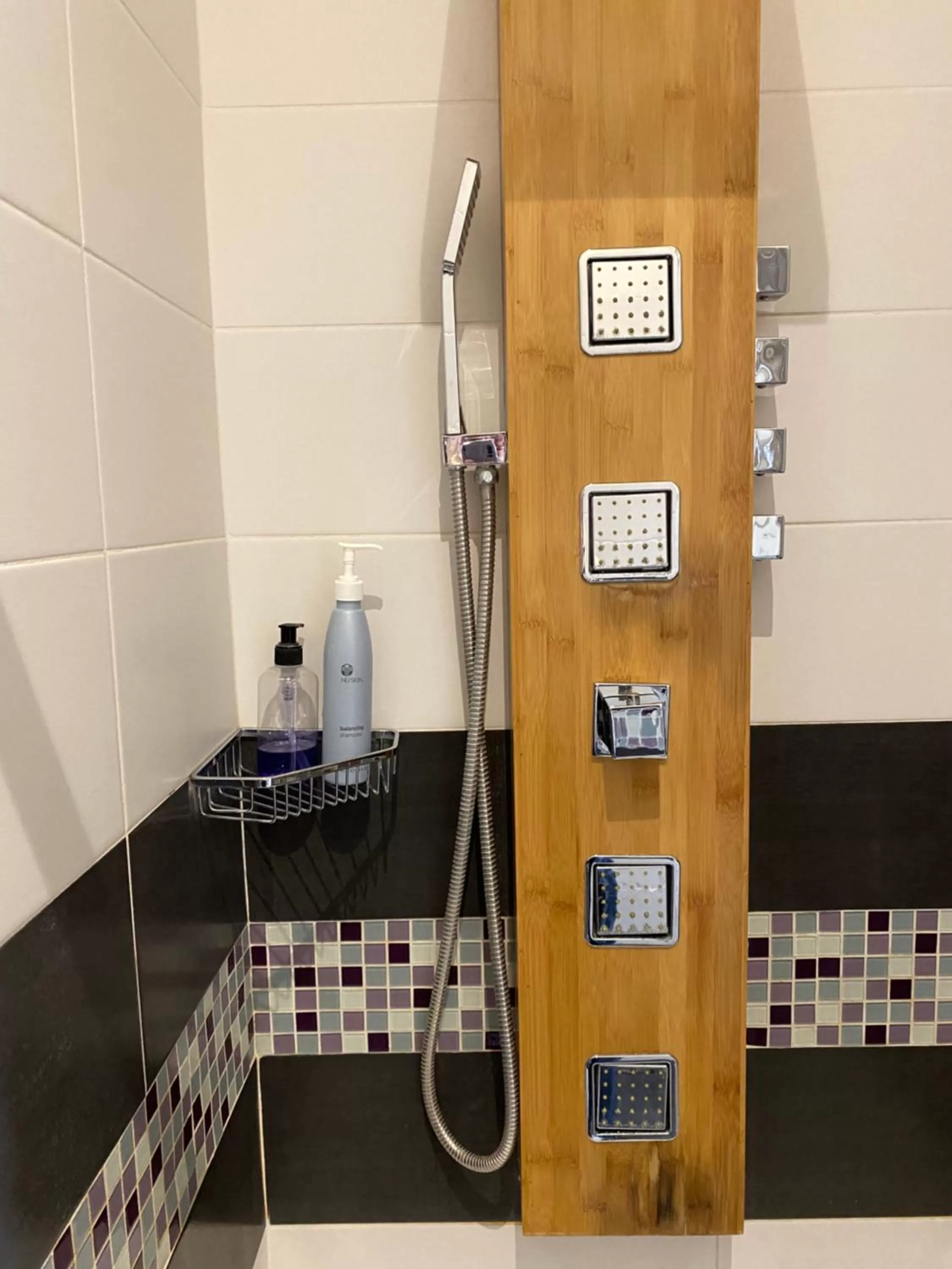 Shower in Chambres d'Hôtes Au coin du spa