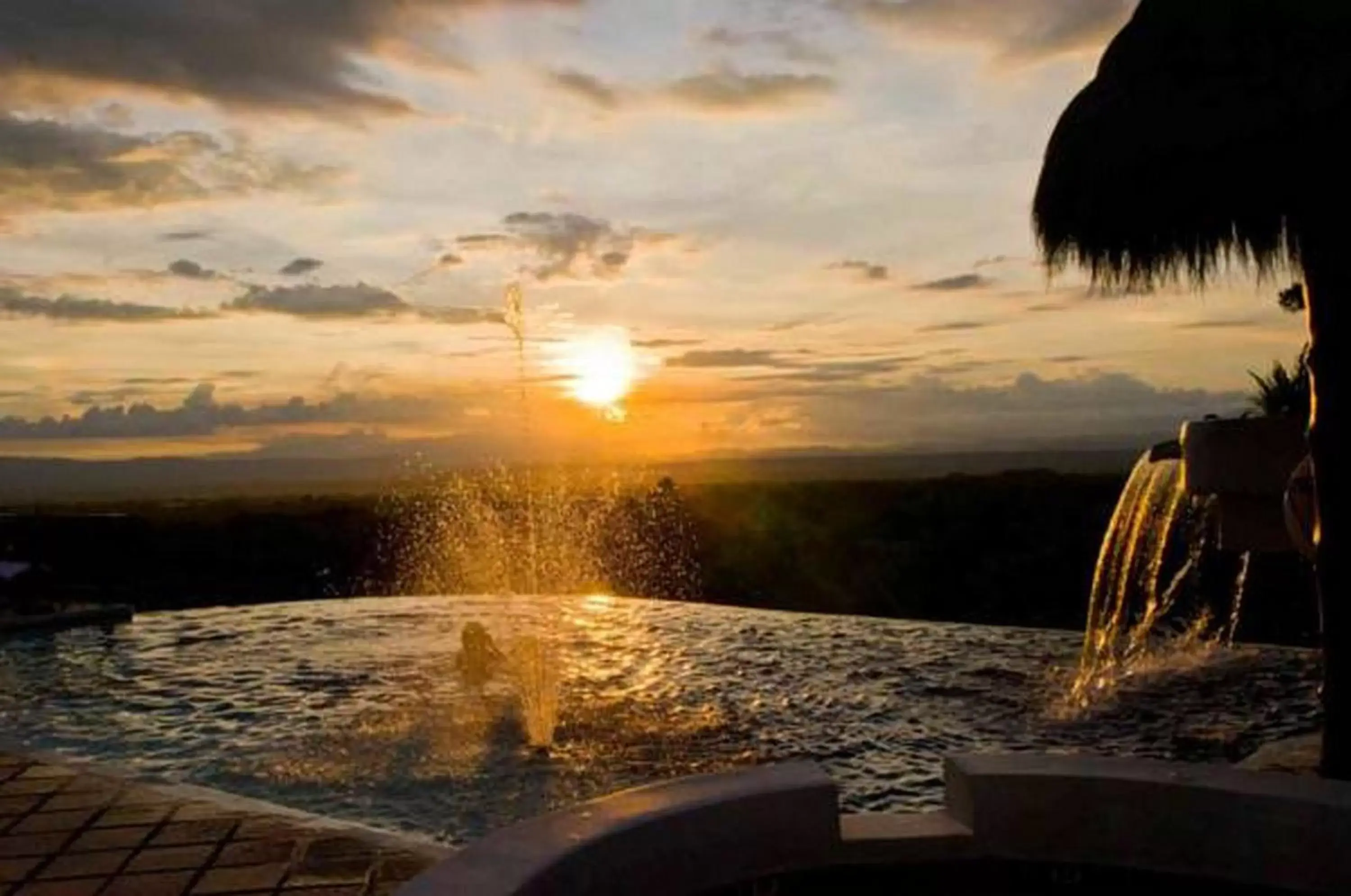 Swimming pool in Hotel Hacienda Combia