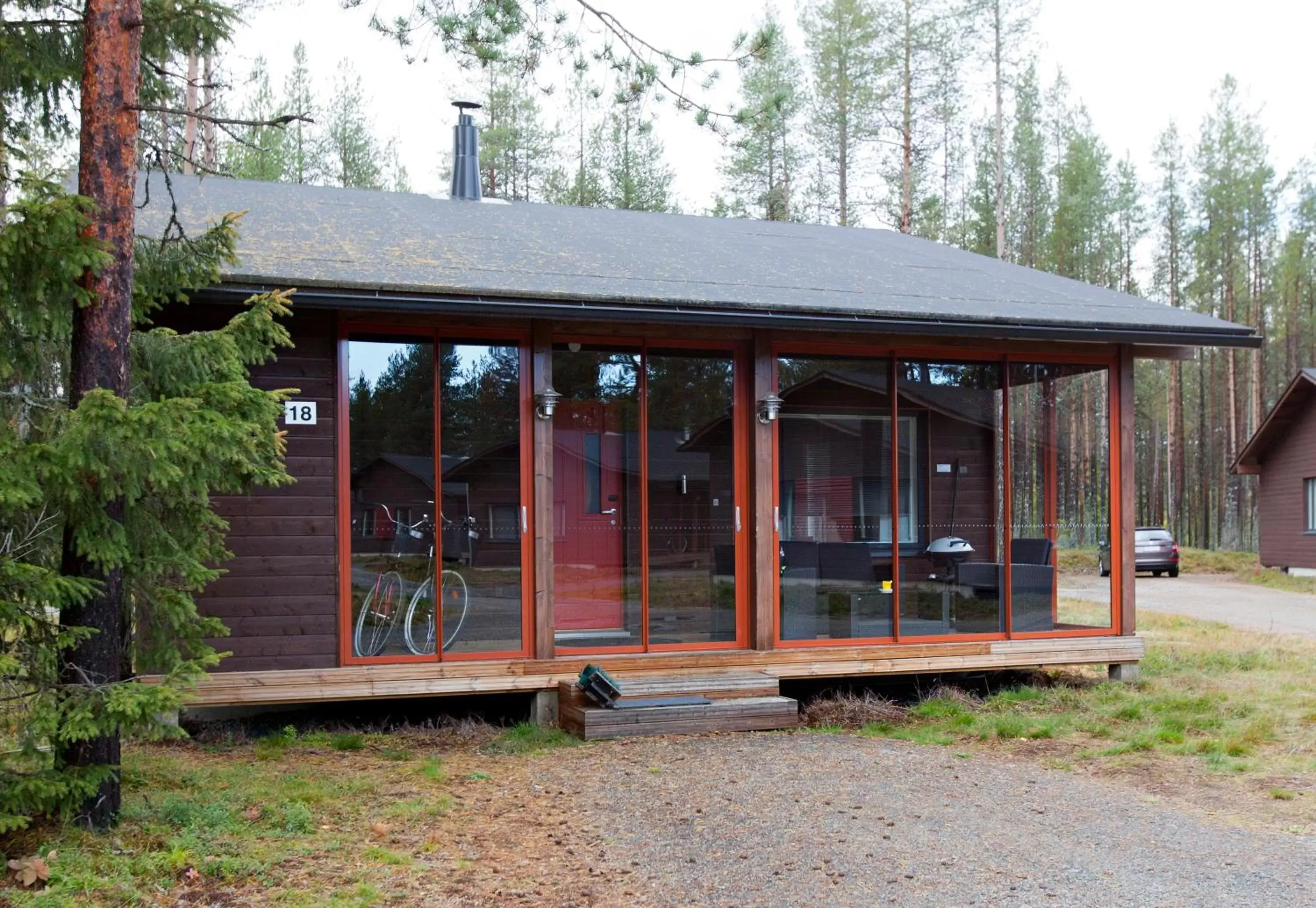 Facade/entrance in Holiday Club Kuusamon Tropiikki