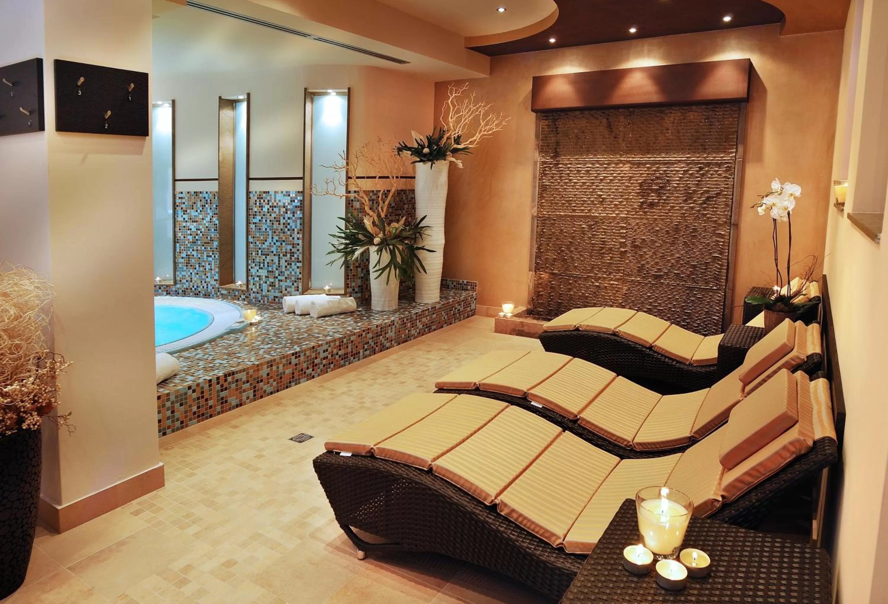 Spa and wellness centre/facilities in Hotel Leopardi