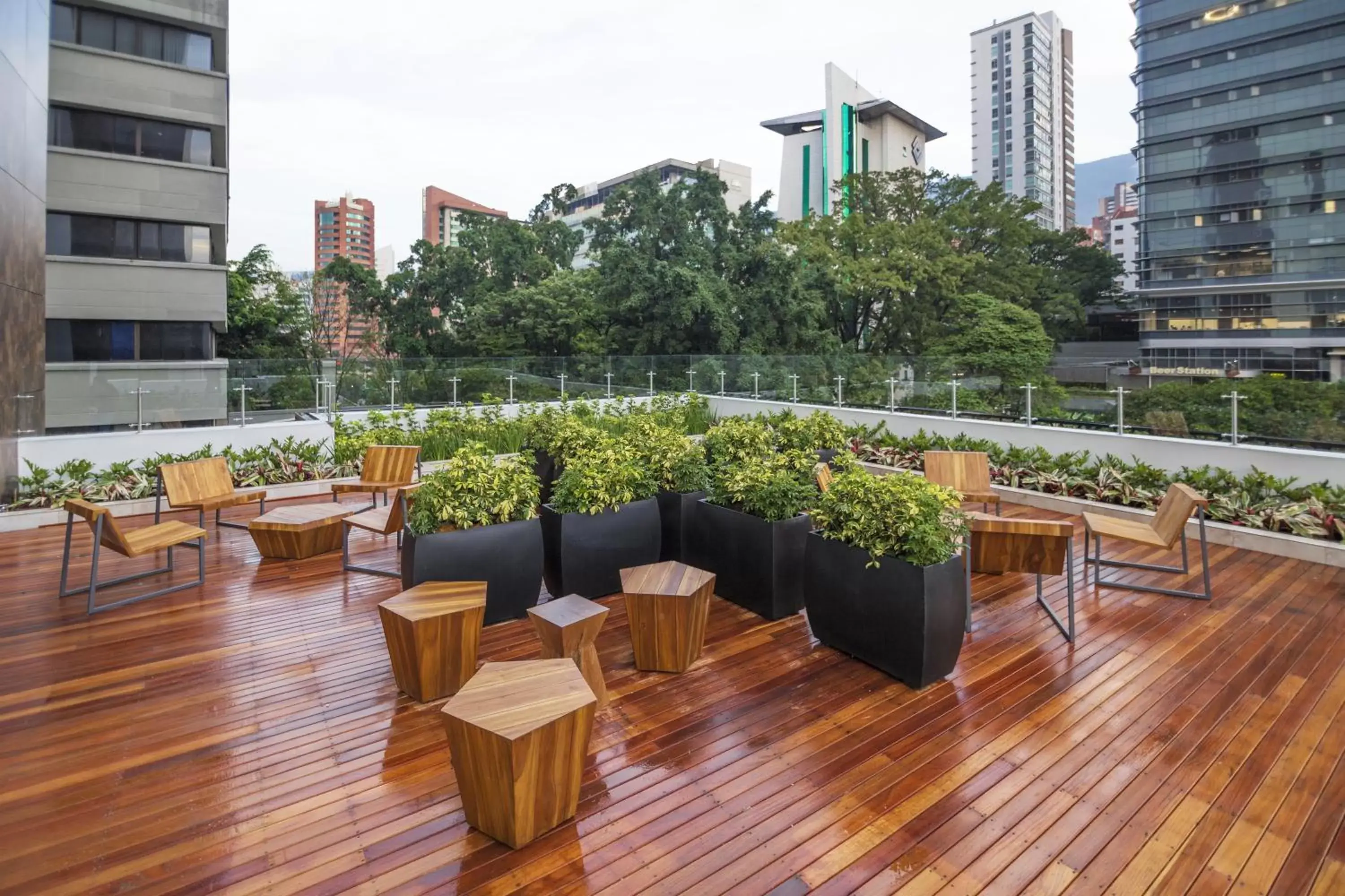 Balcony/Terrace in City Express Plus by Marriott Medellín Colombia