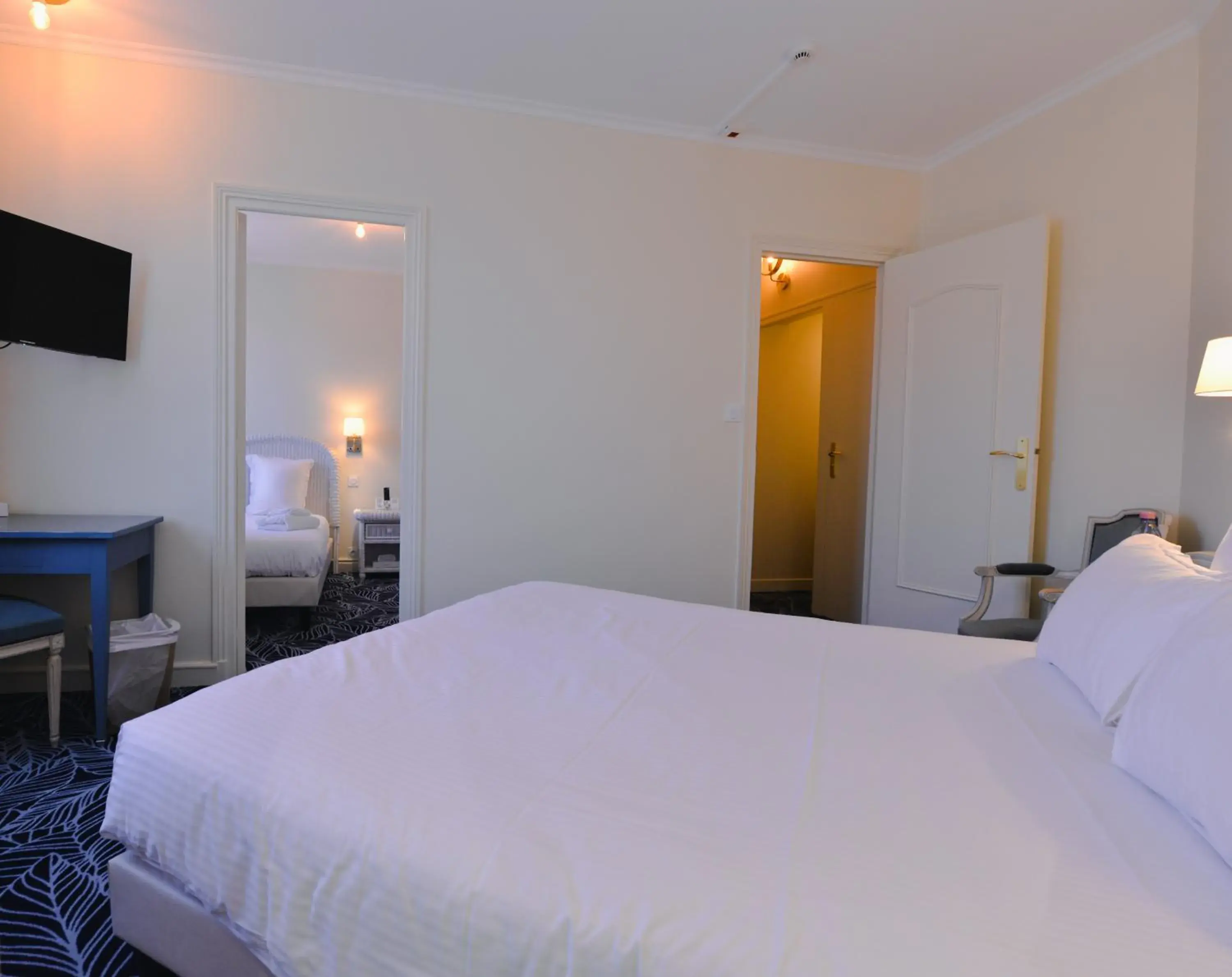 Quadruple Room with Village View in Hostellerie Saint Pierre Quadruple Room with Village View in Hostellerie Saint Pierre