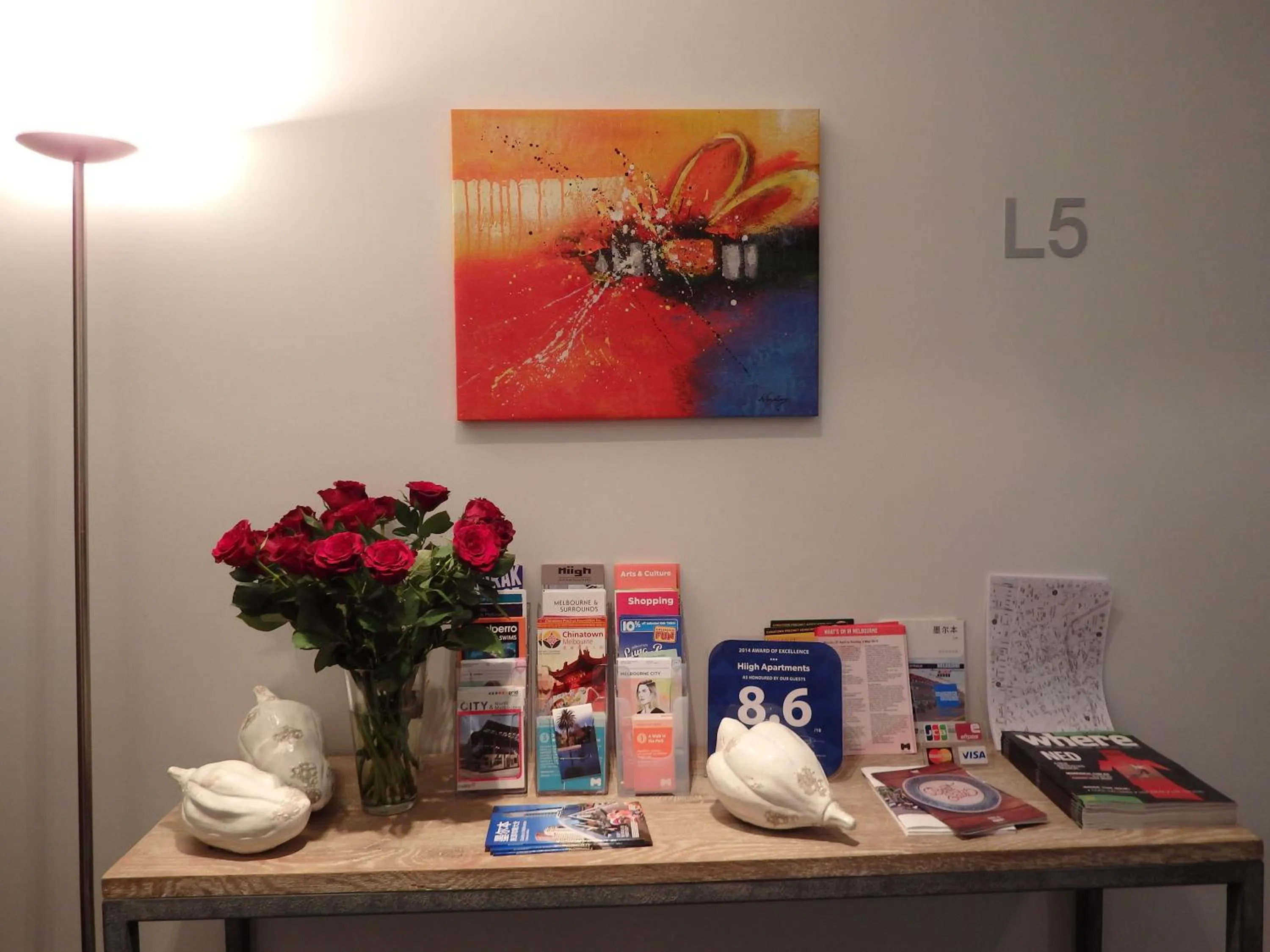 Lobby or reception in Hiigh Apartments