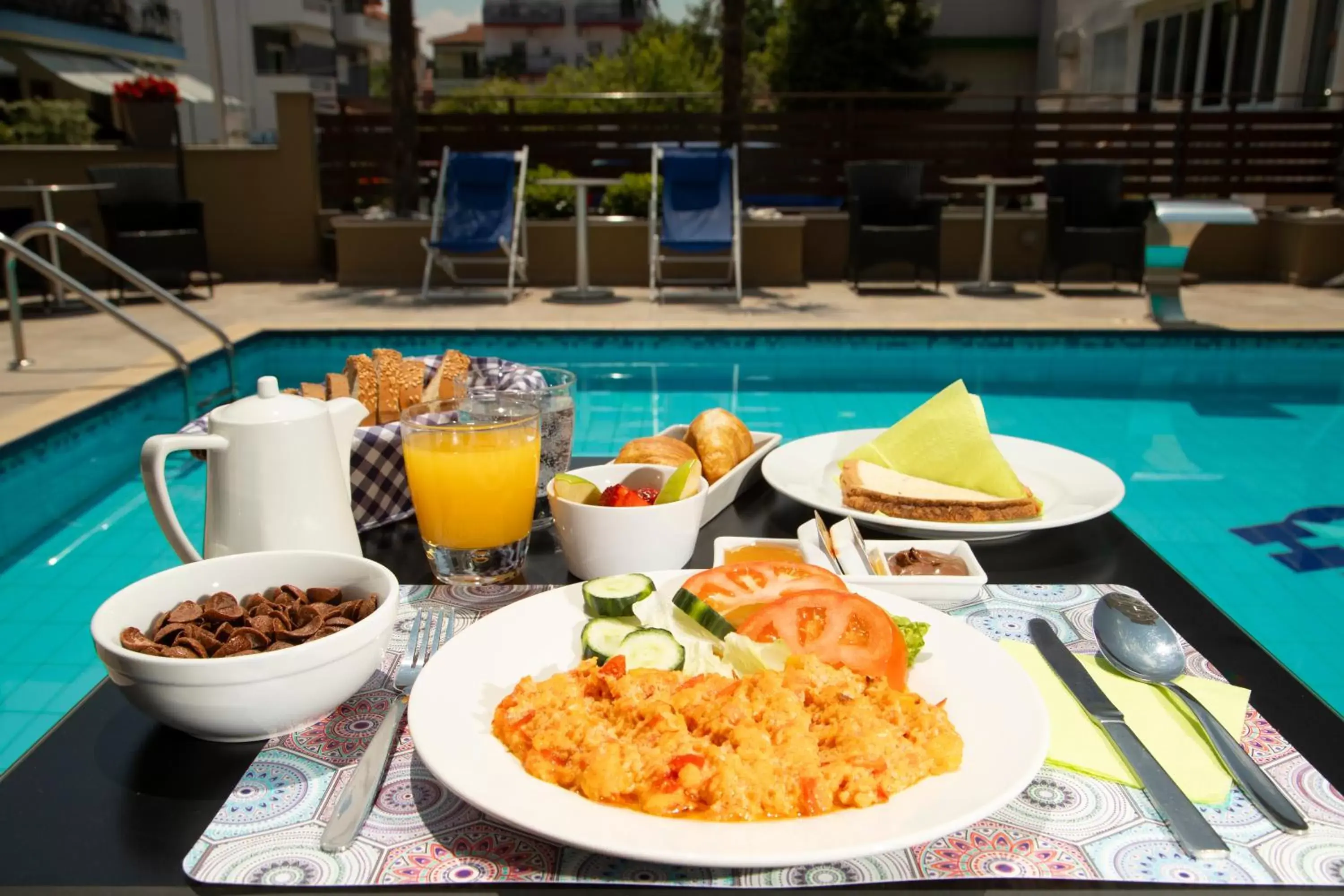 Breakfast in Hotel Olympos