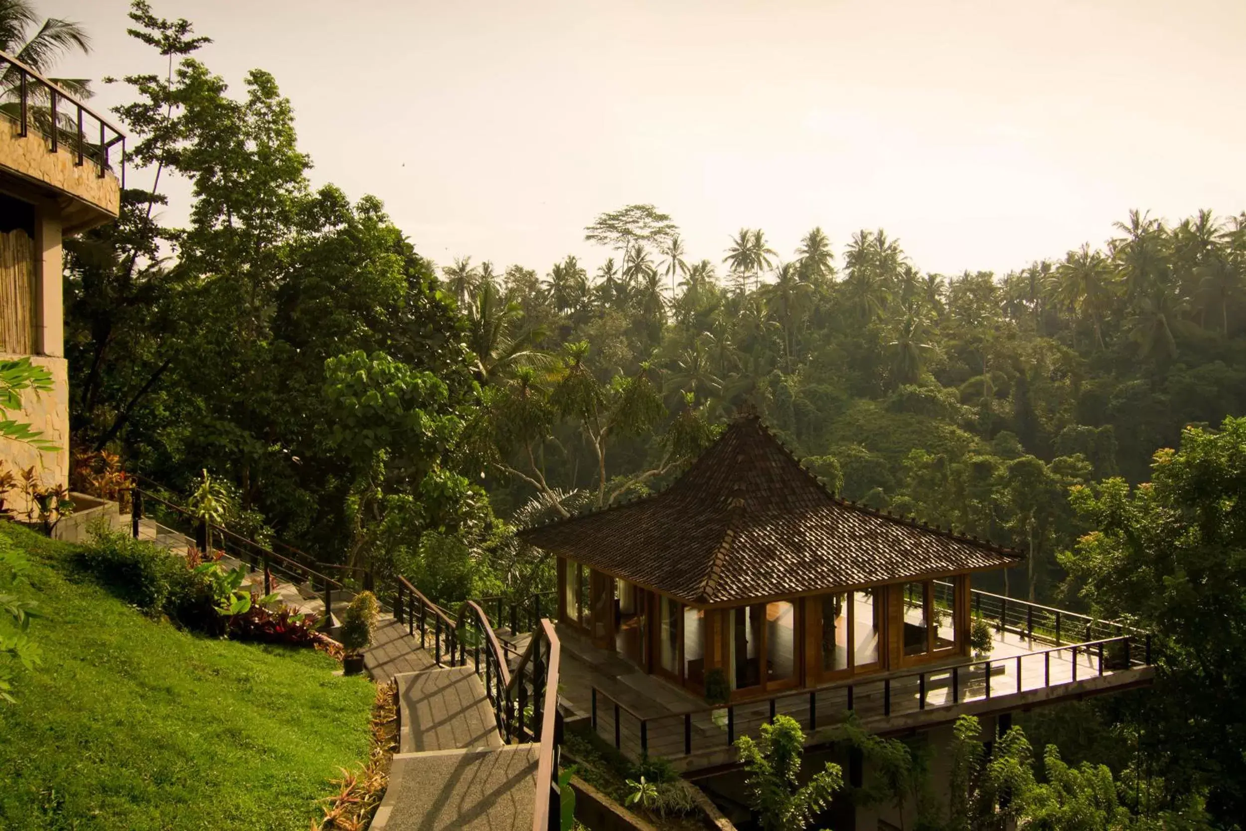 Bird's eye view in Kamandalu Ubud - CHSE Certified