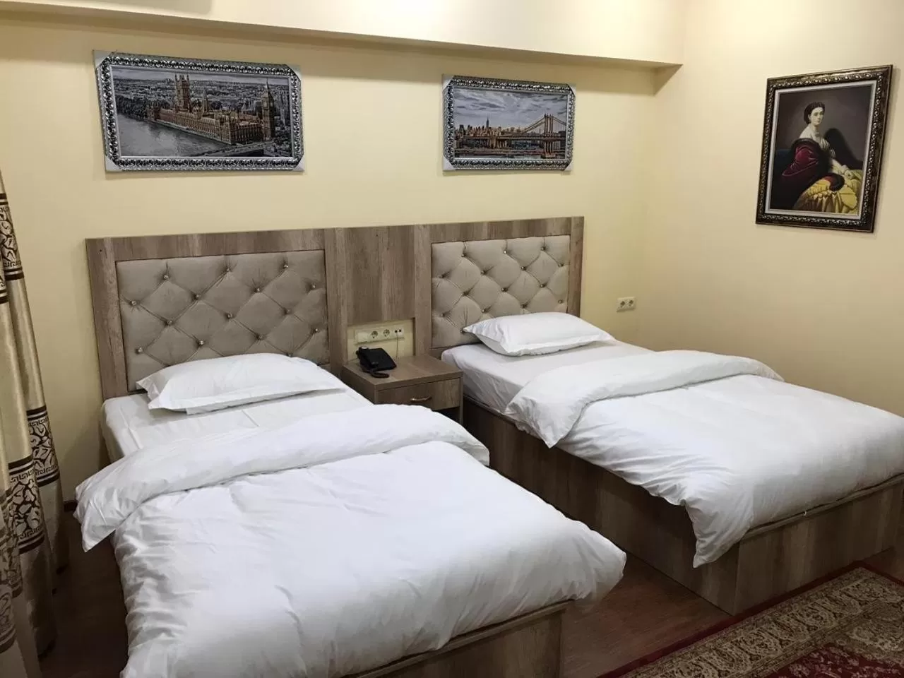Bed in Altai Business Hotel