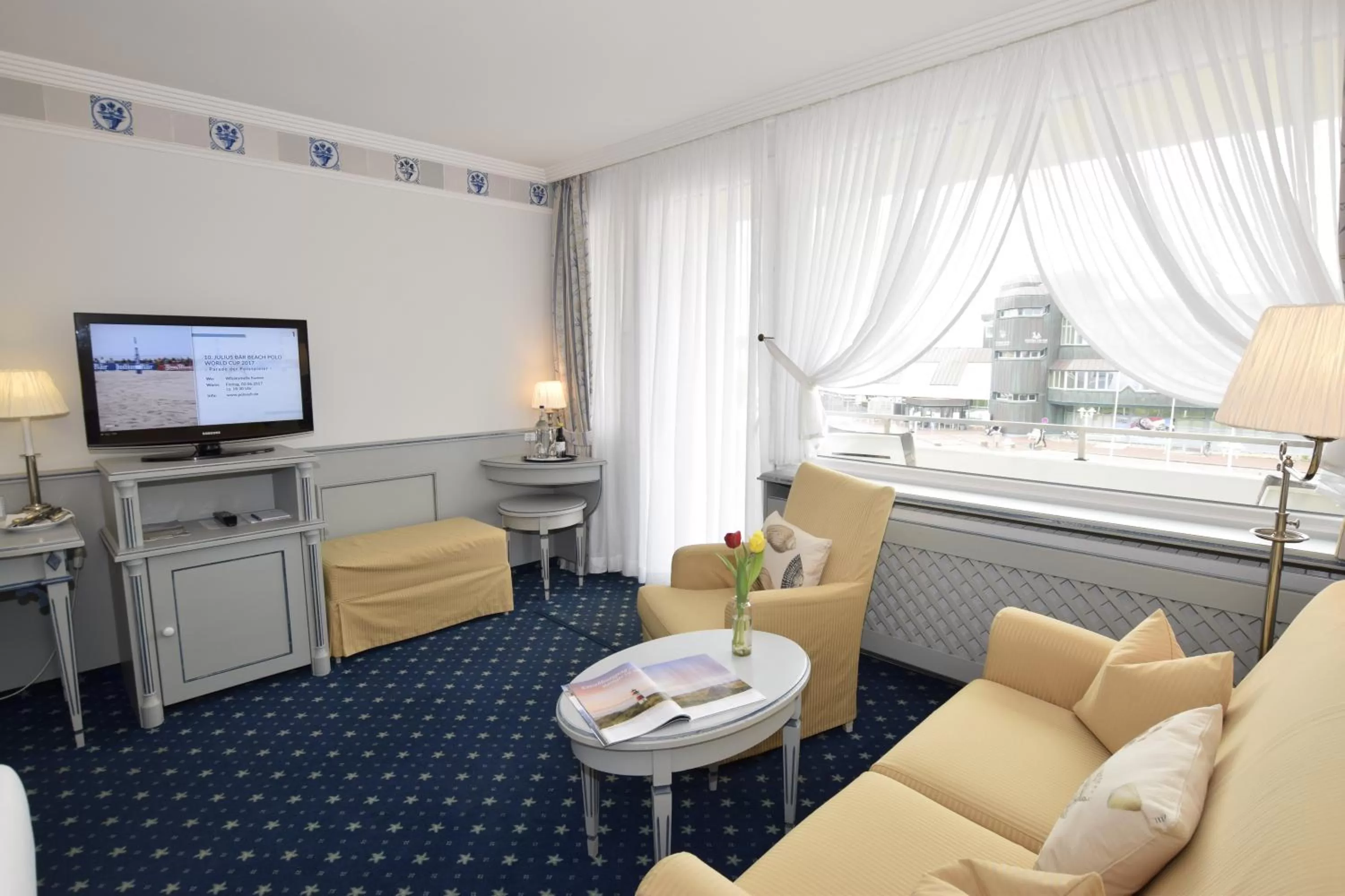 Seating area in Hotel Wiking Sylt