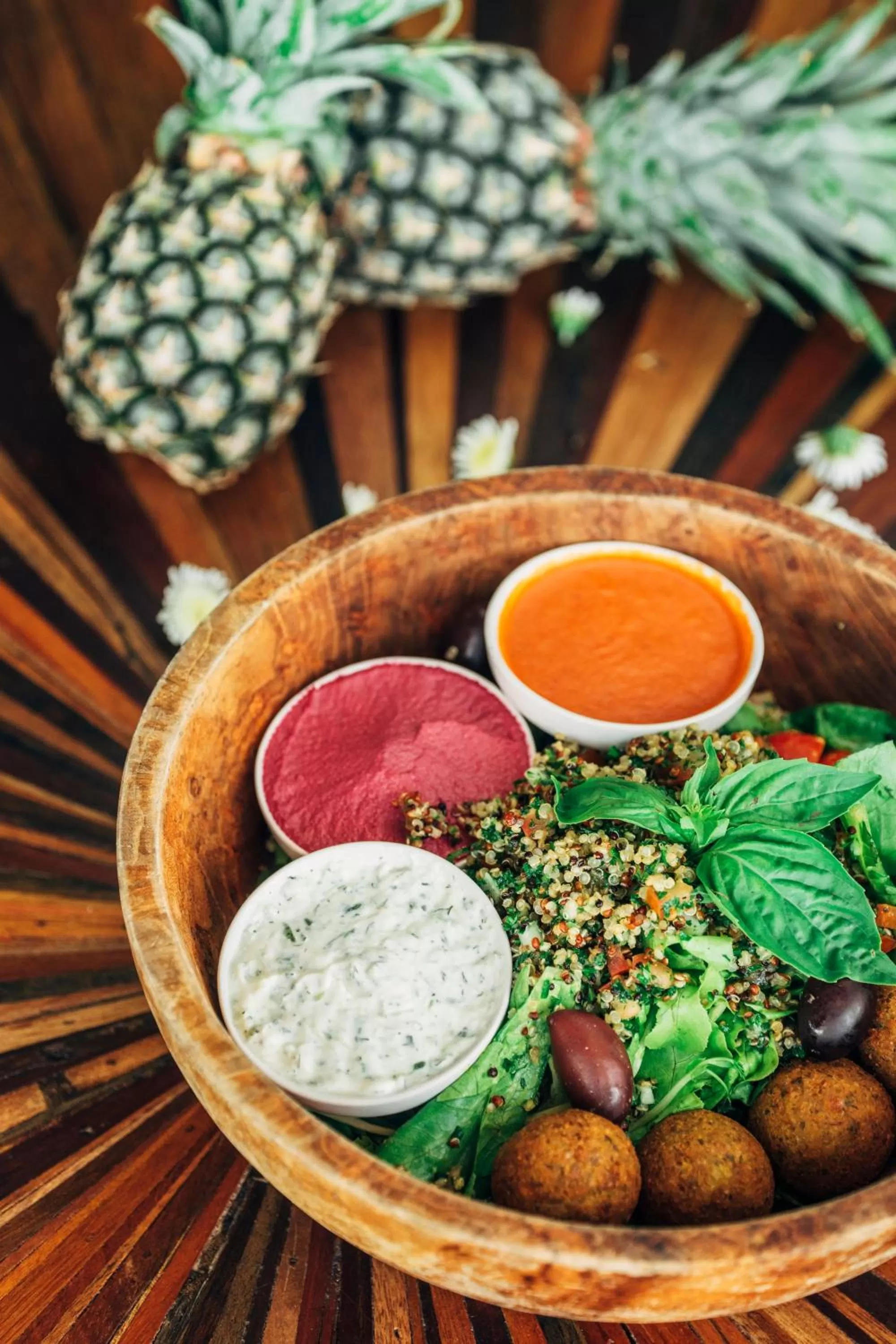 Food close-up in Vikasa Yoga Retreat