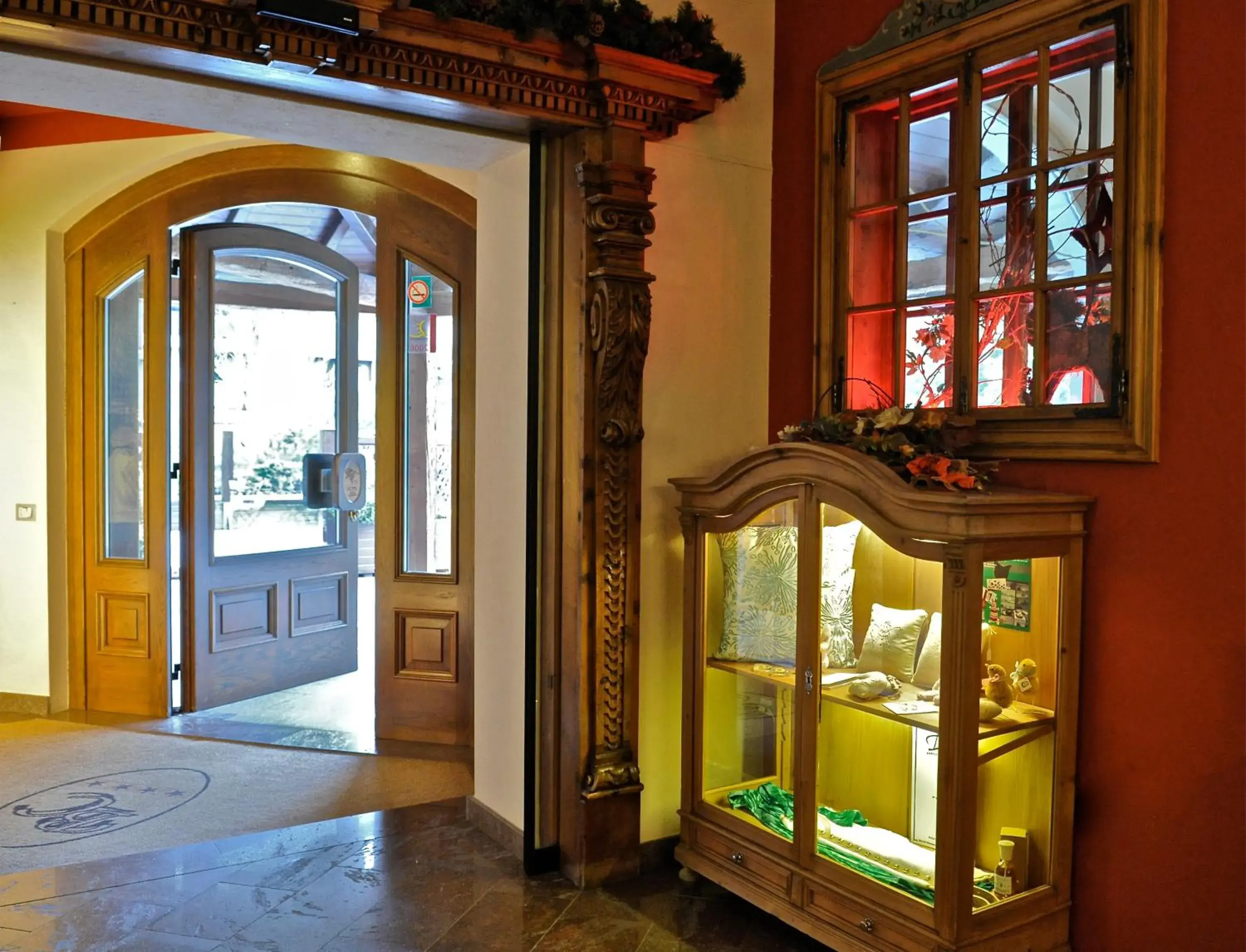 Lobby or reception in Hotel Baita Clementi Lobby or reception in Hotel Baita Clementi