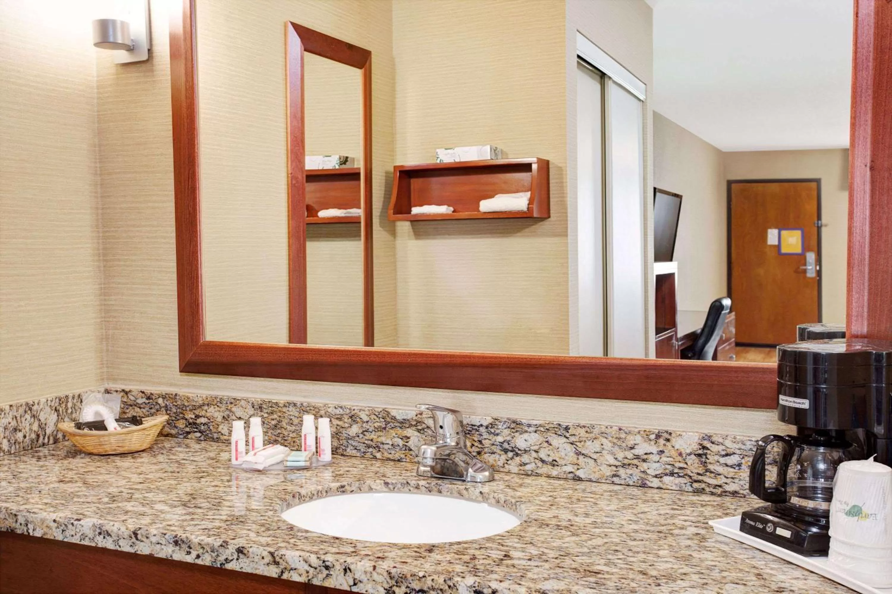 Bathroom in Travelodge by Wyndham Culver City