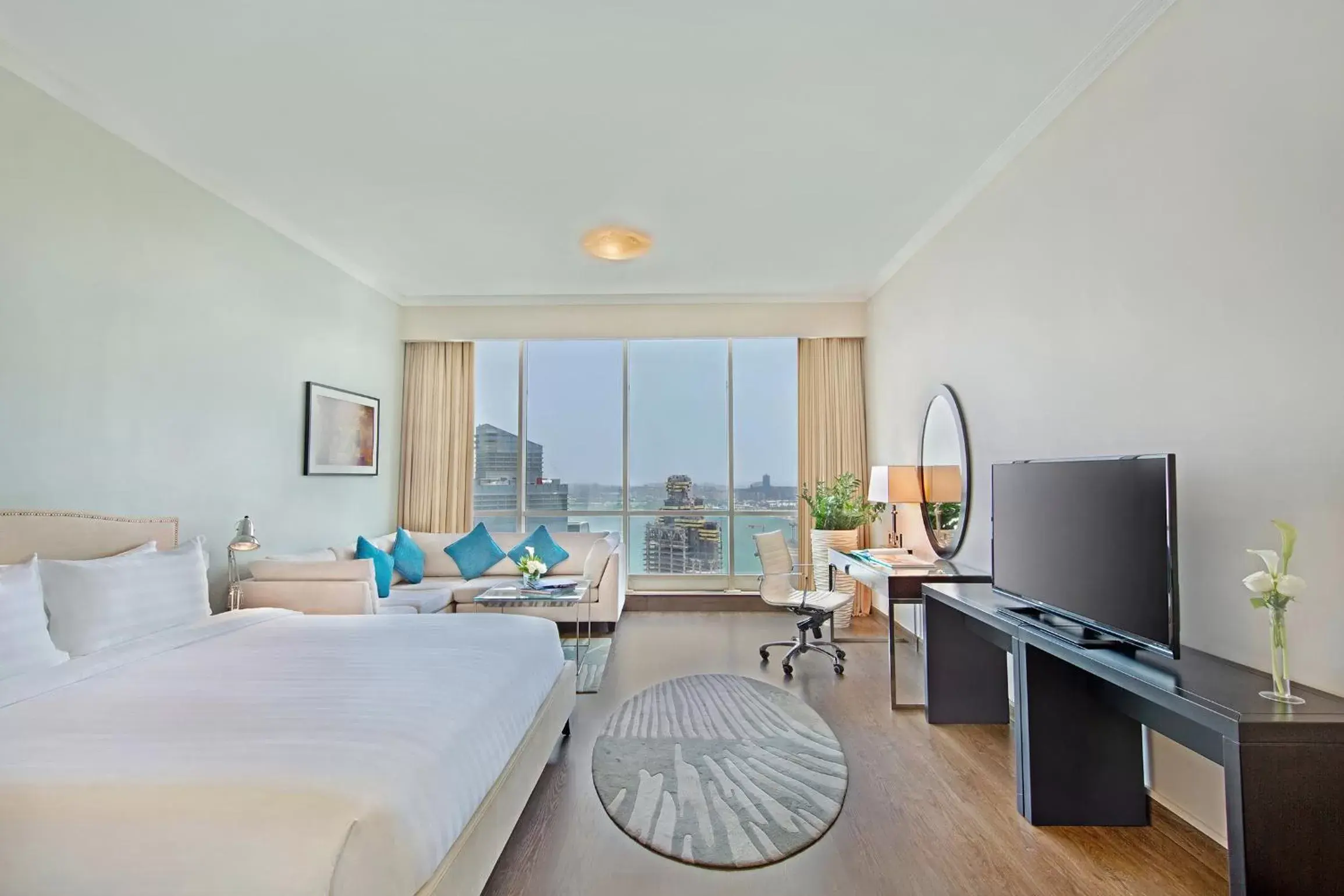 Living room, Bed in Ezdan Hotel West Bay Living room, Bed in Ezdan Hotel West Bay