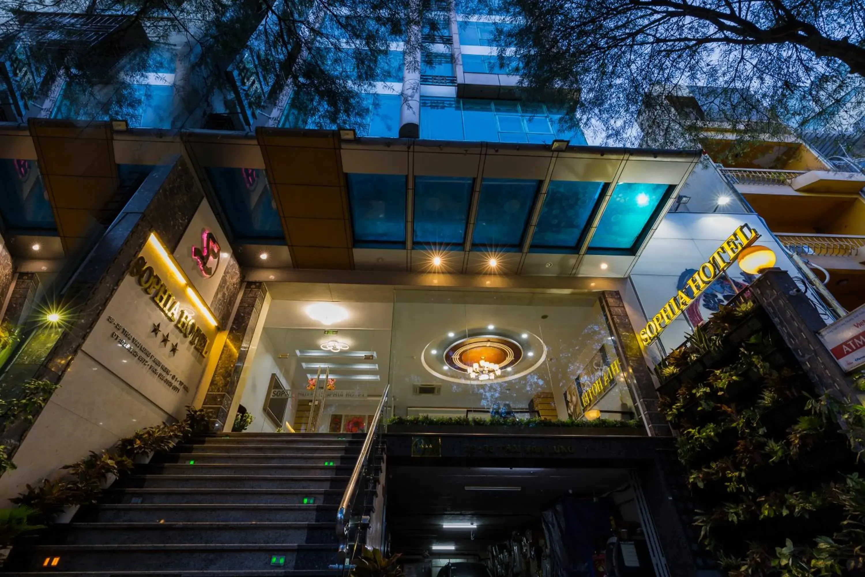 Facade/entrance, Pool View in Sophia Hotel