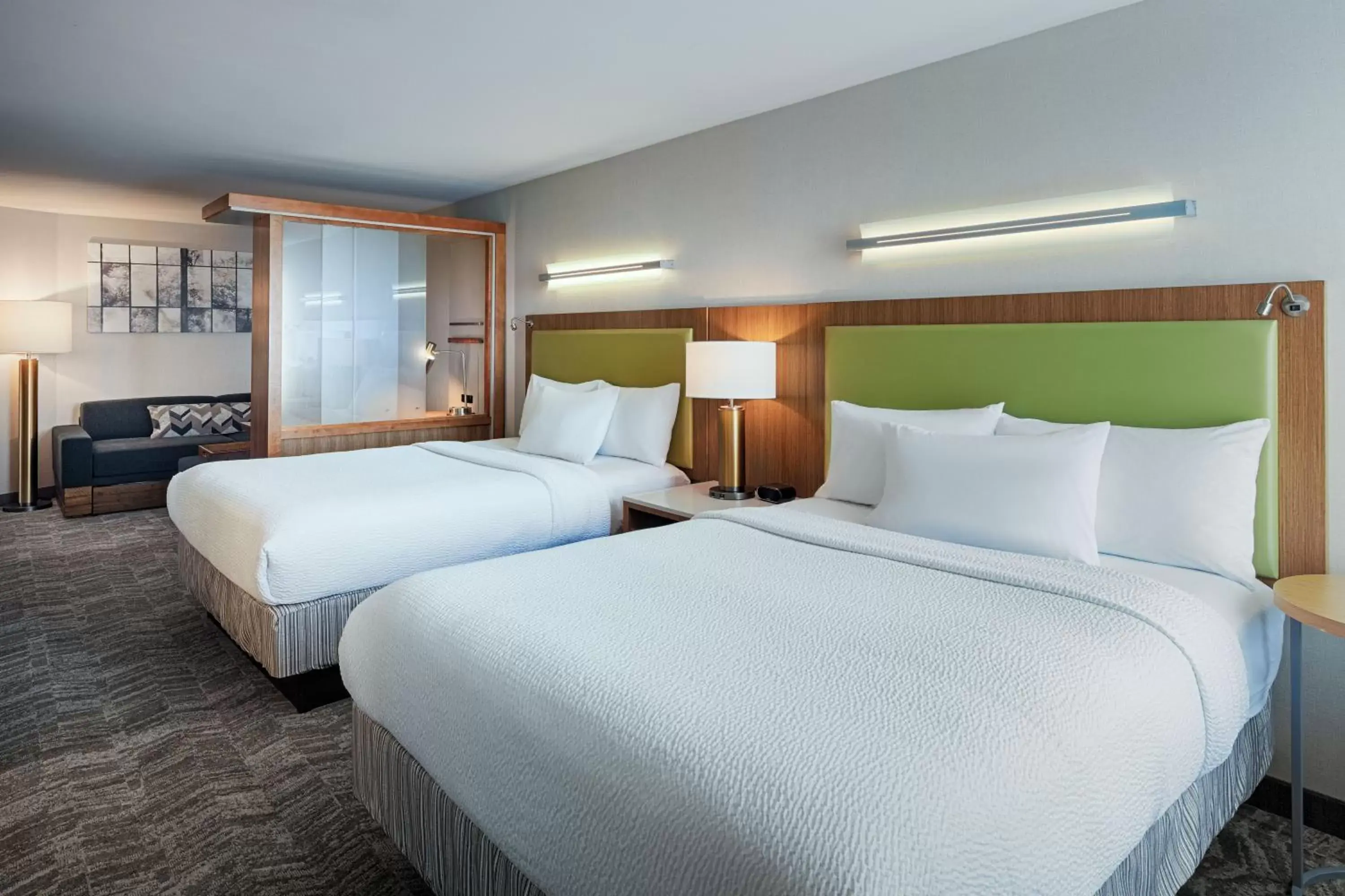 Bedroom, Bed in SpringHill Suites by Marriott Bloomington