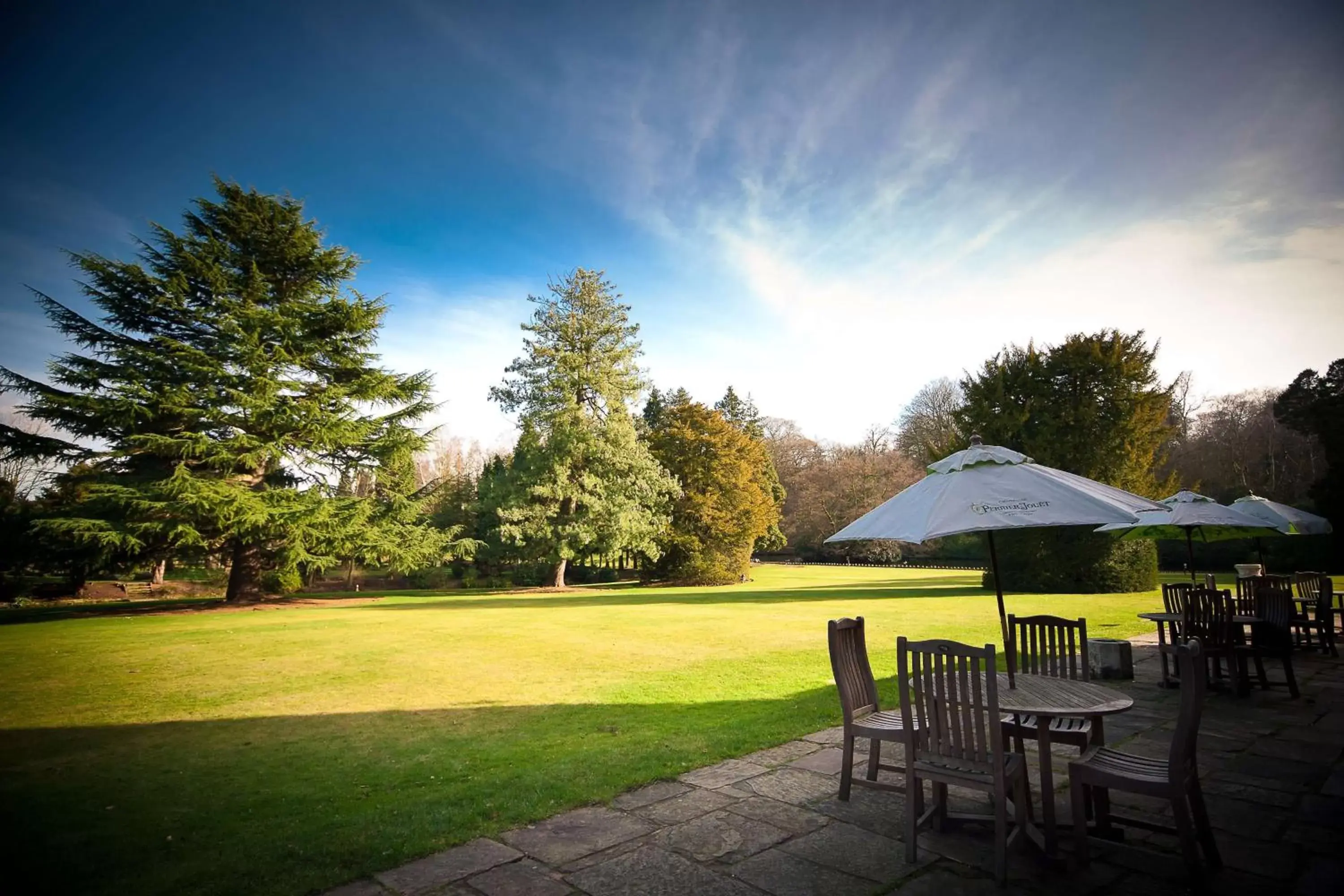 Patio in Mottram Hall