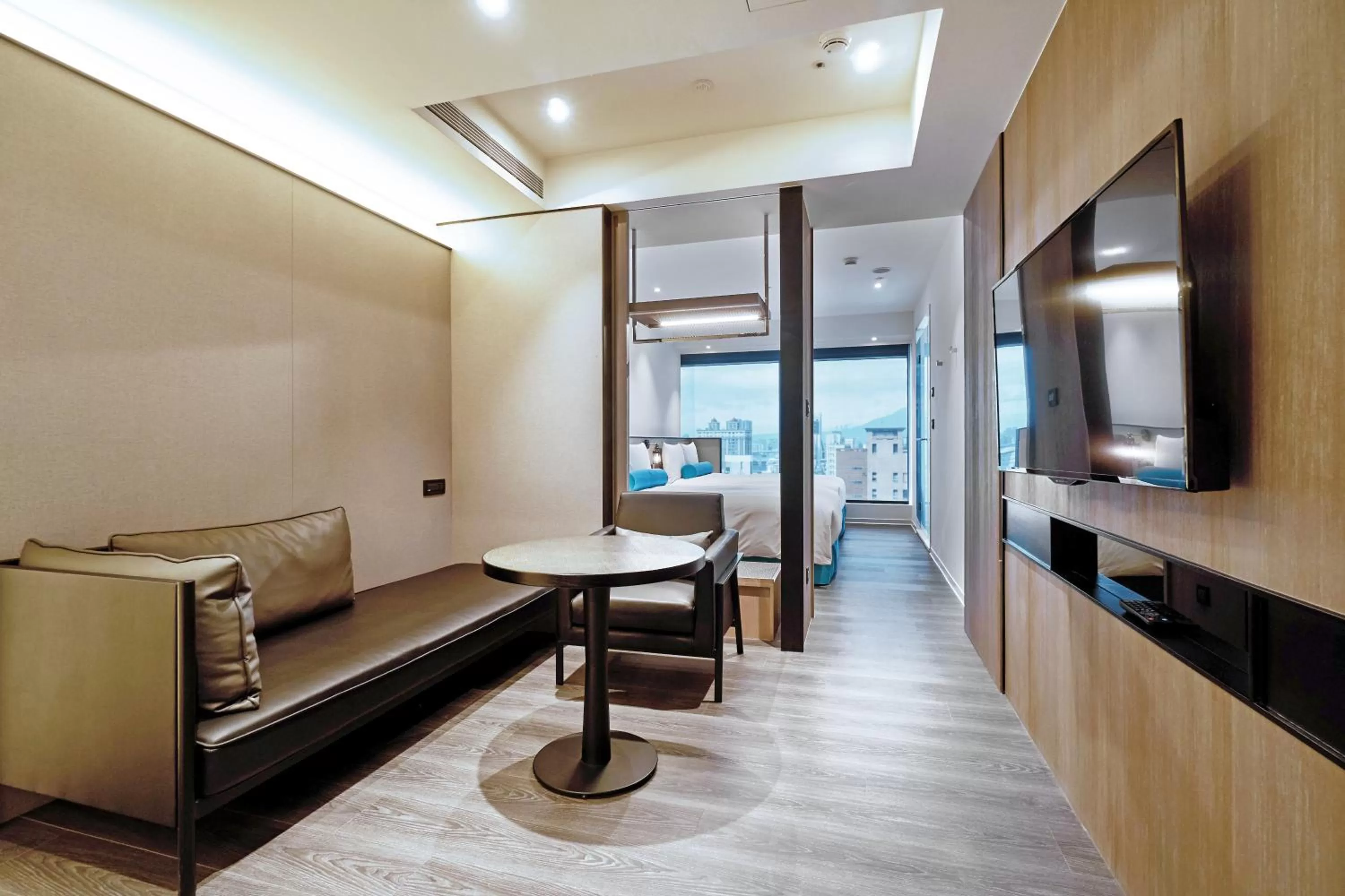 Living room in Caesar Metro Taipei