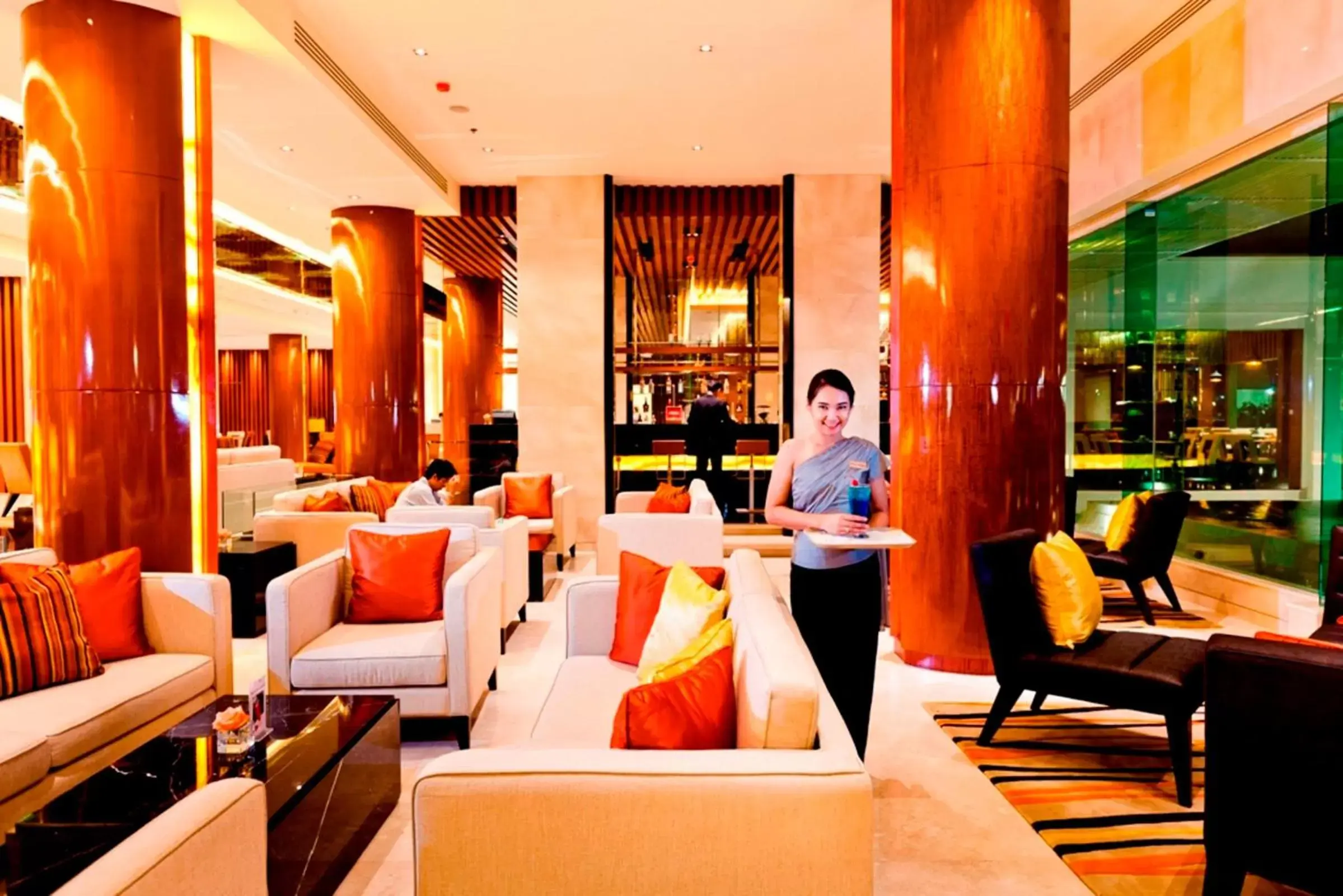 Lobby or reception, Restaurant/Places to Eat in Royal Princess Larn Luang - SHA Extra Plus