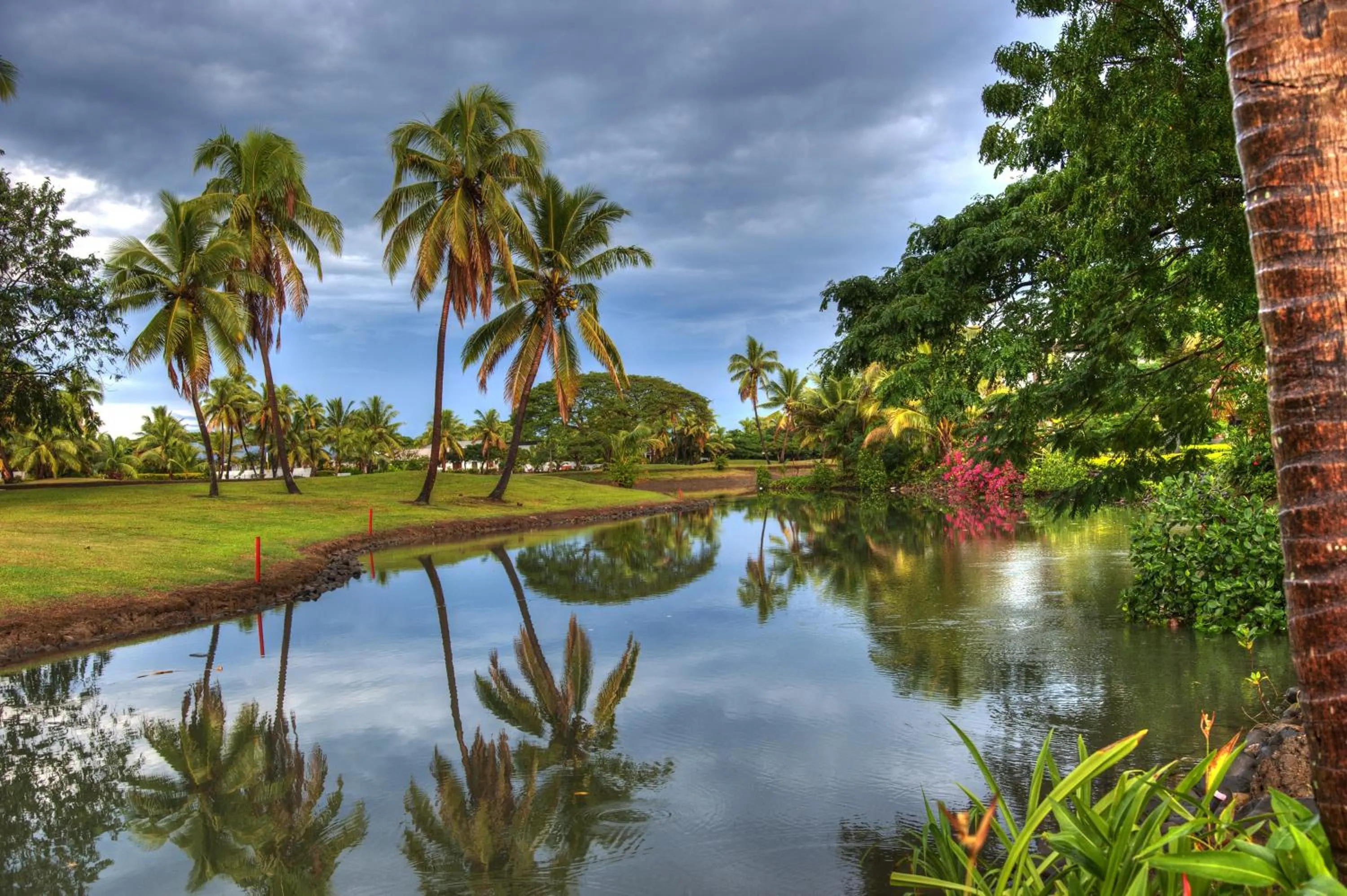 Garden in The Terraces Apartments Denarau