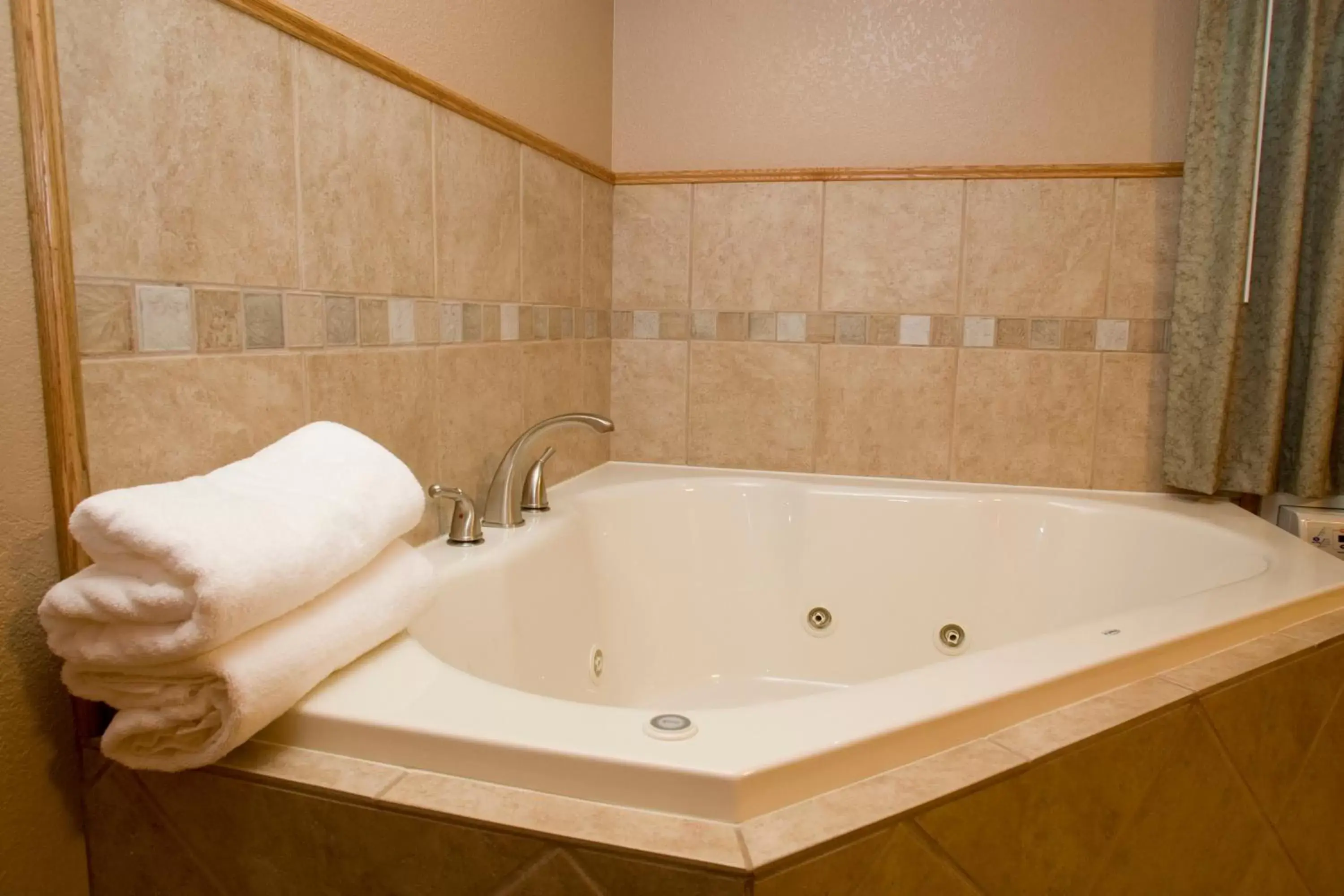 Bathroom in Super 8 by Wyndham Lewistown