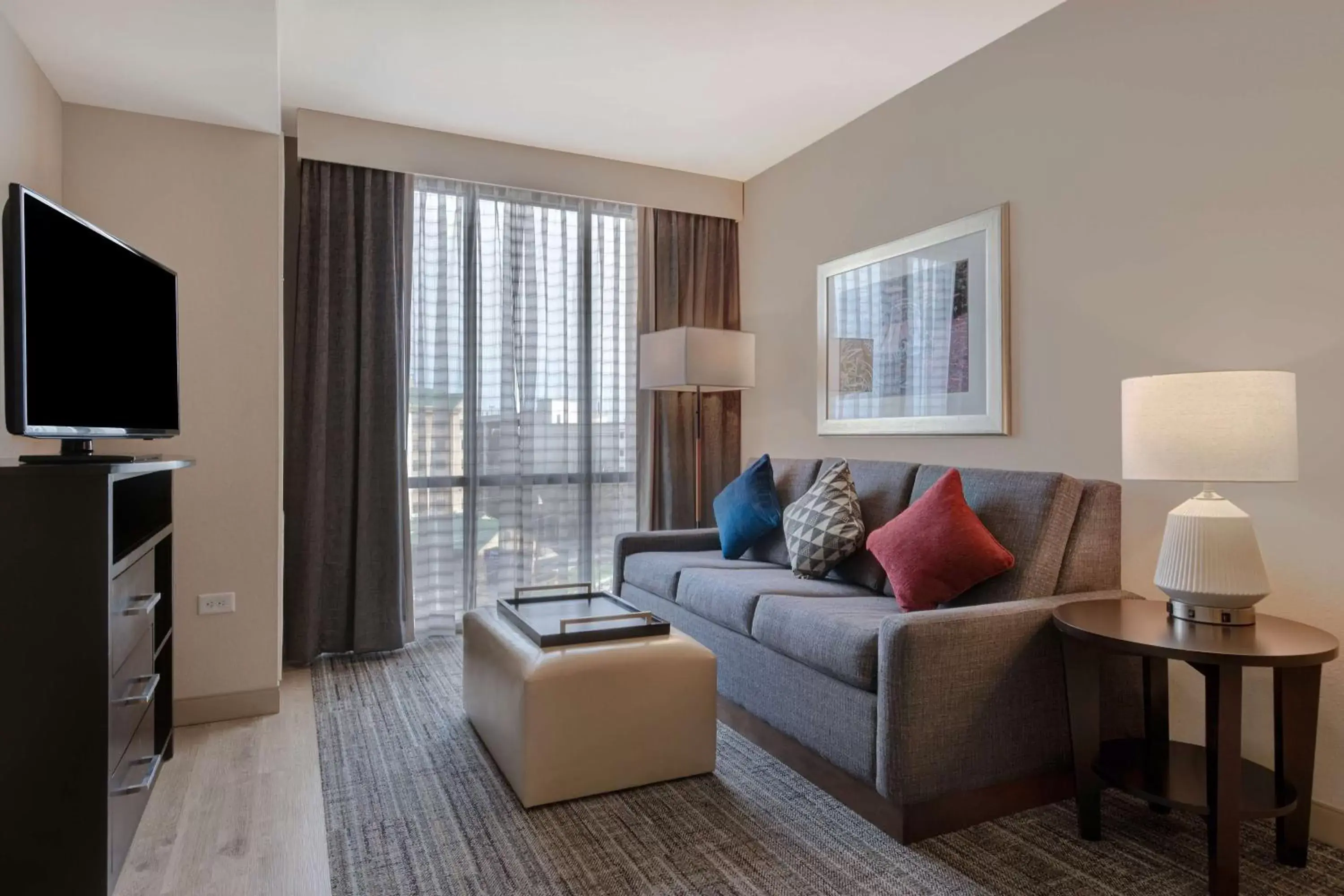 Living room, Seating Area in Homewood Suites Nashville Vanderbilt