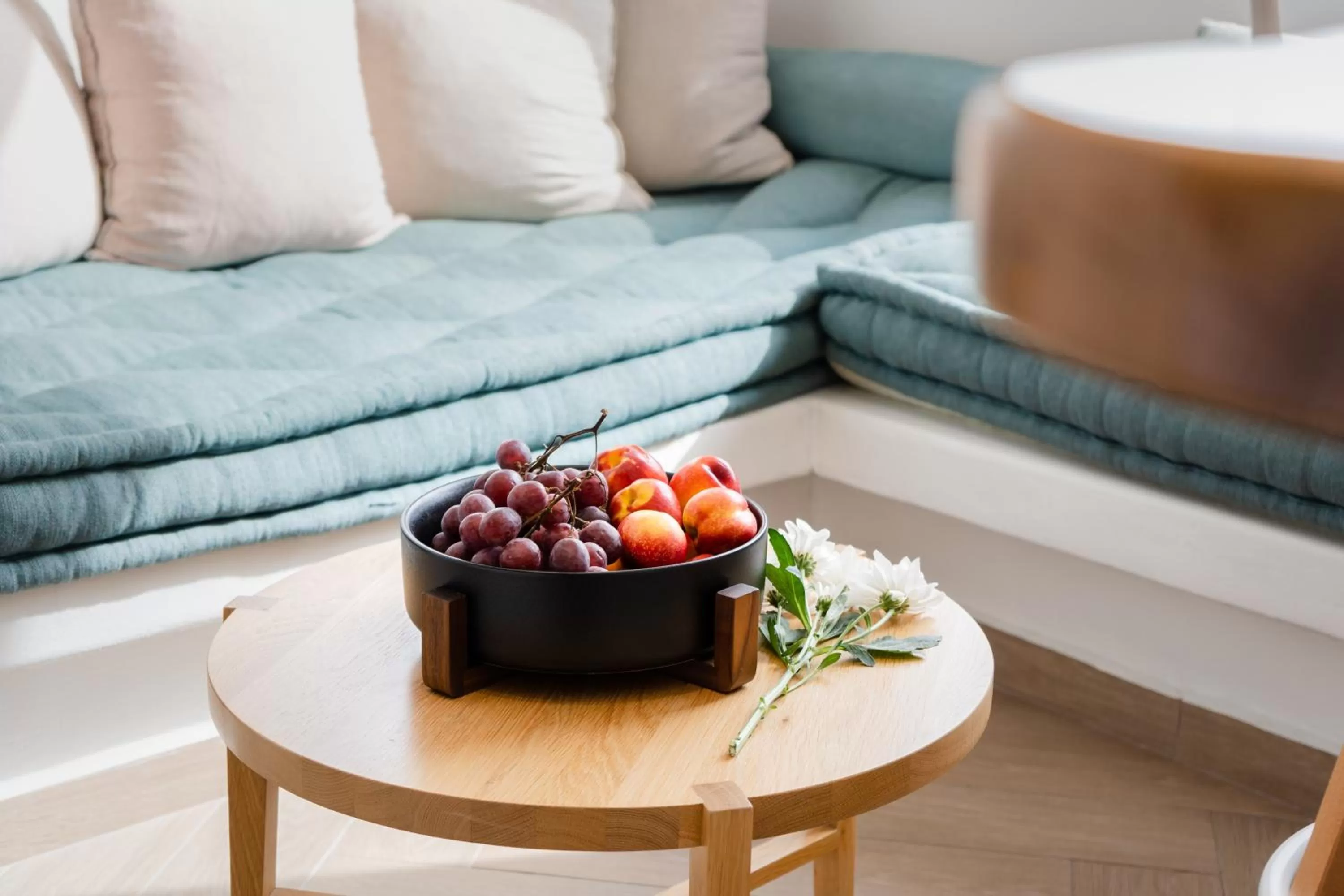 Seating area in Polis of Naxos