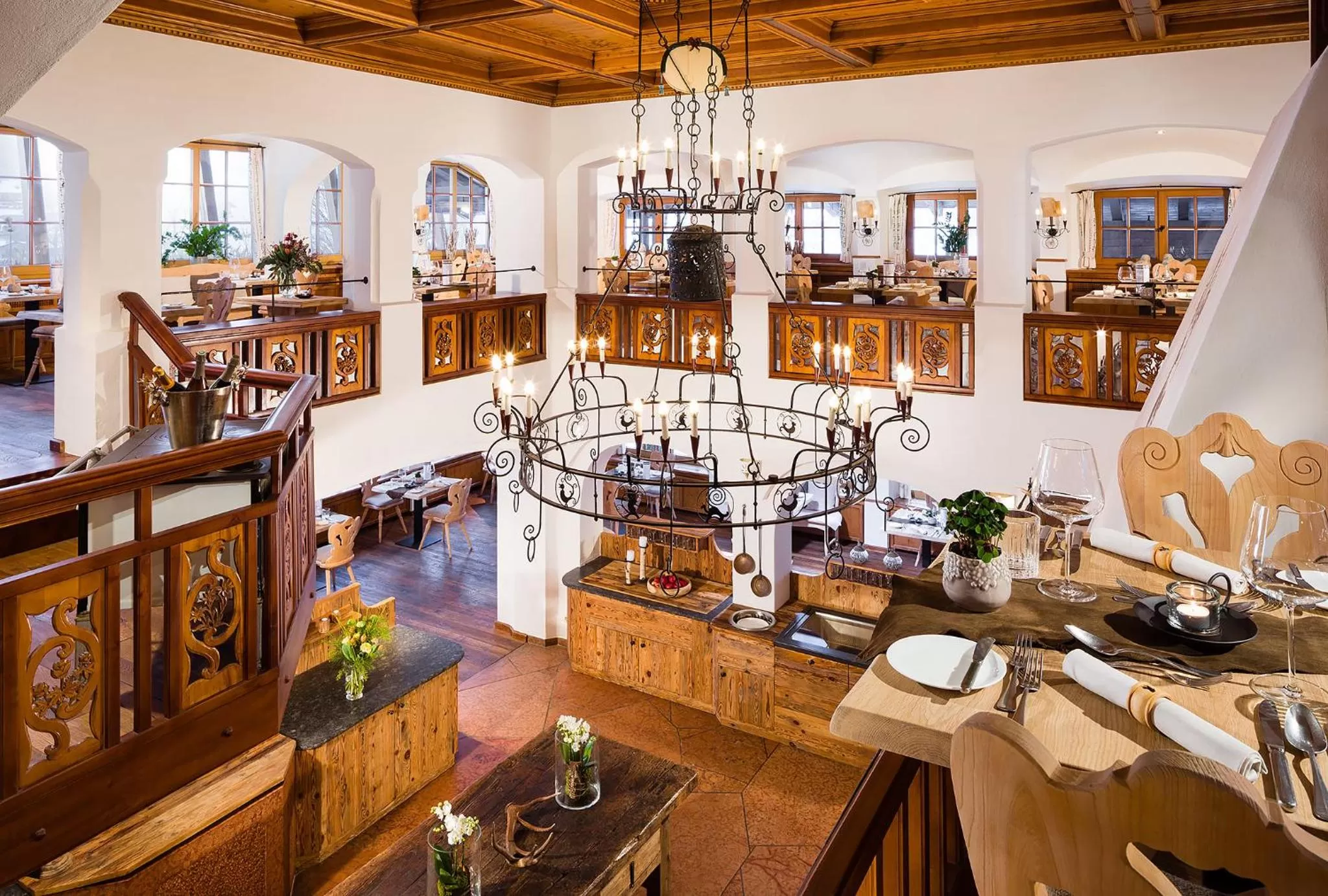 Restaurant/places to eat in Berghotel Rehlegg