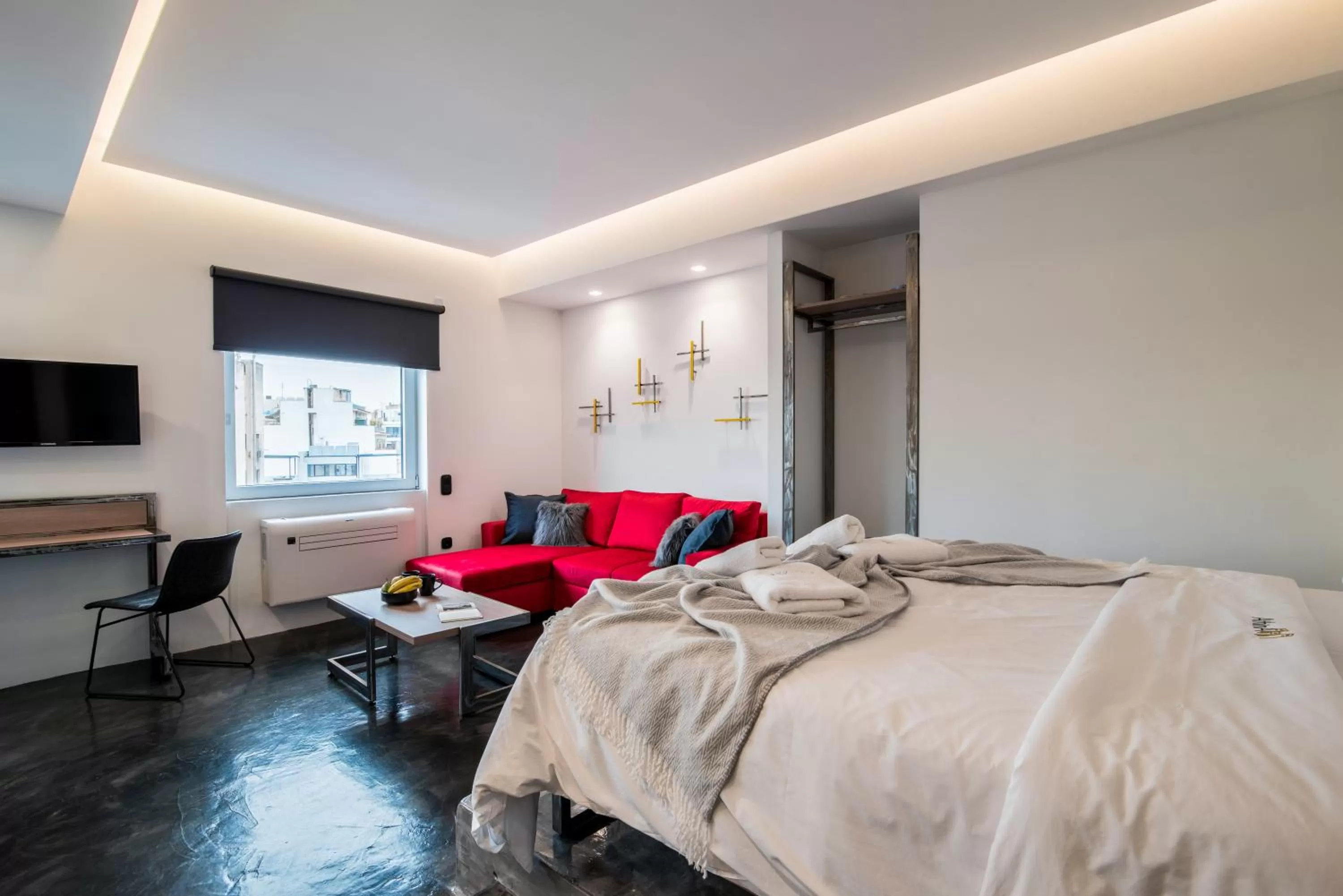 Bedroom, Bed in AthinA STREETAPARTMENTS