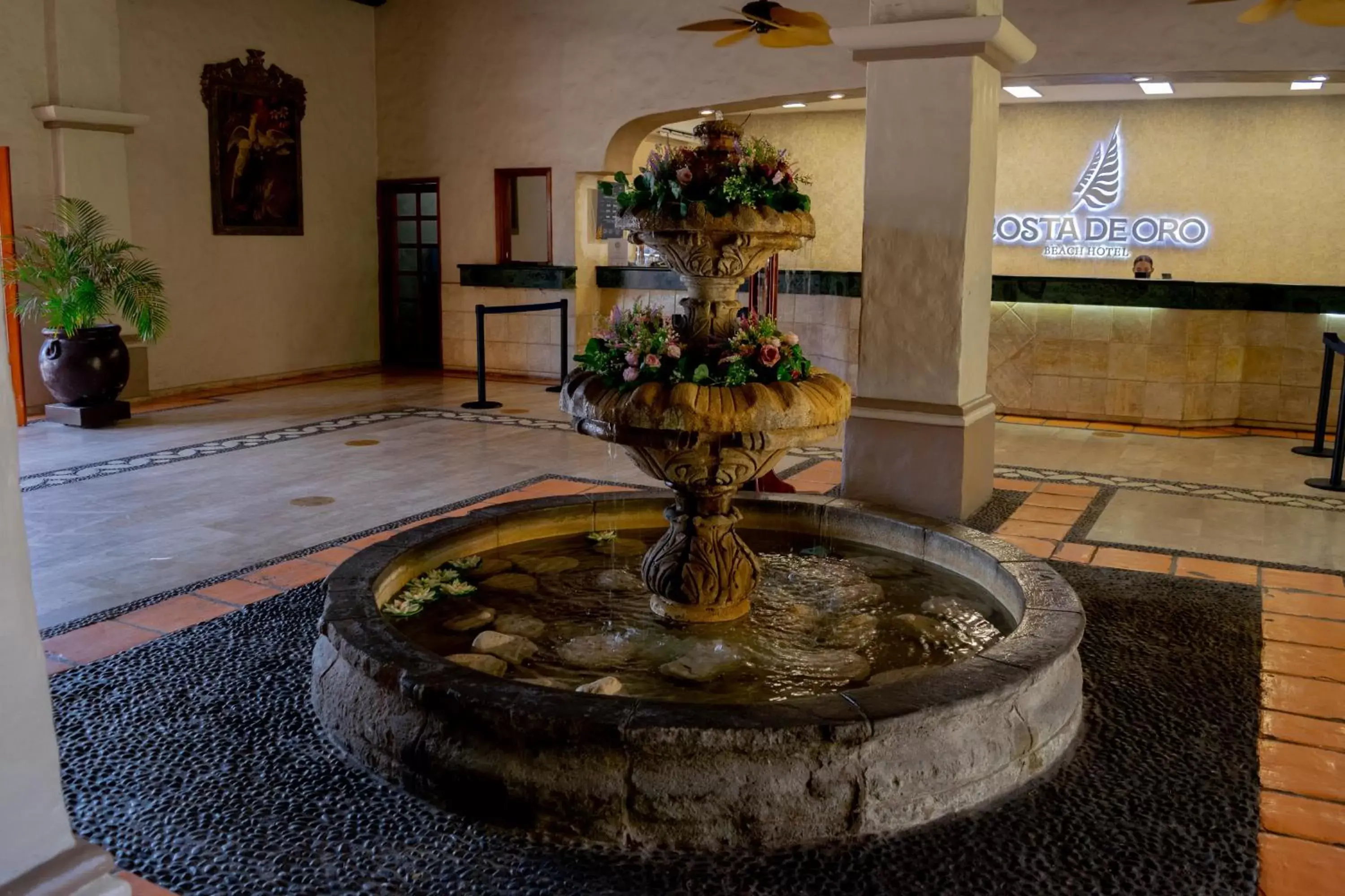 Lobby or reception in Costa de Oro Beach Hotel