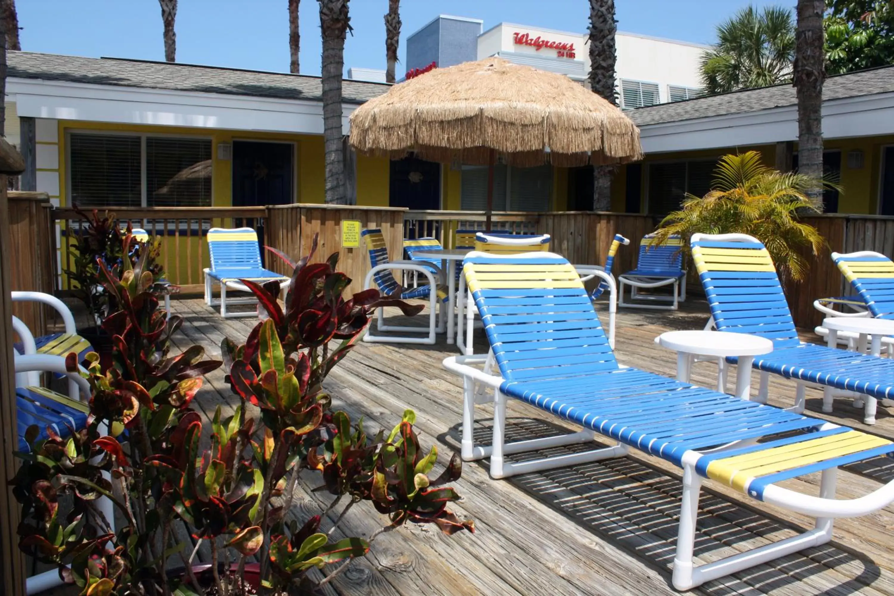 Day, Patio/Outdoor Area in Barefoot Bay Resort Motel