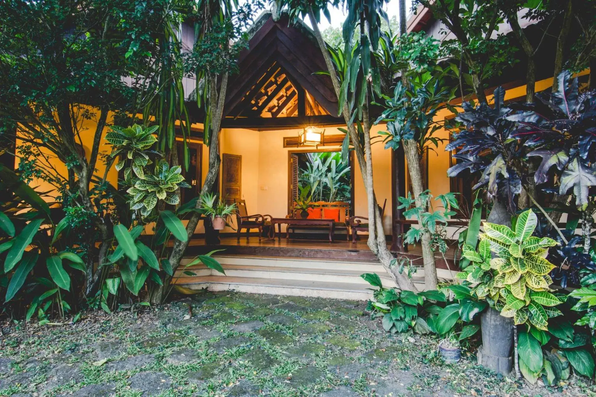 Garden in Terres Rouges Lodge