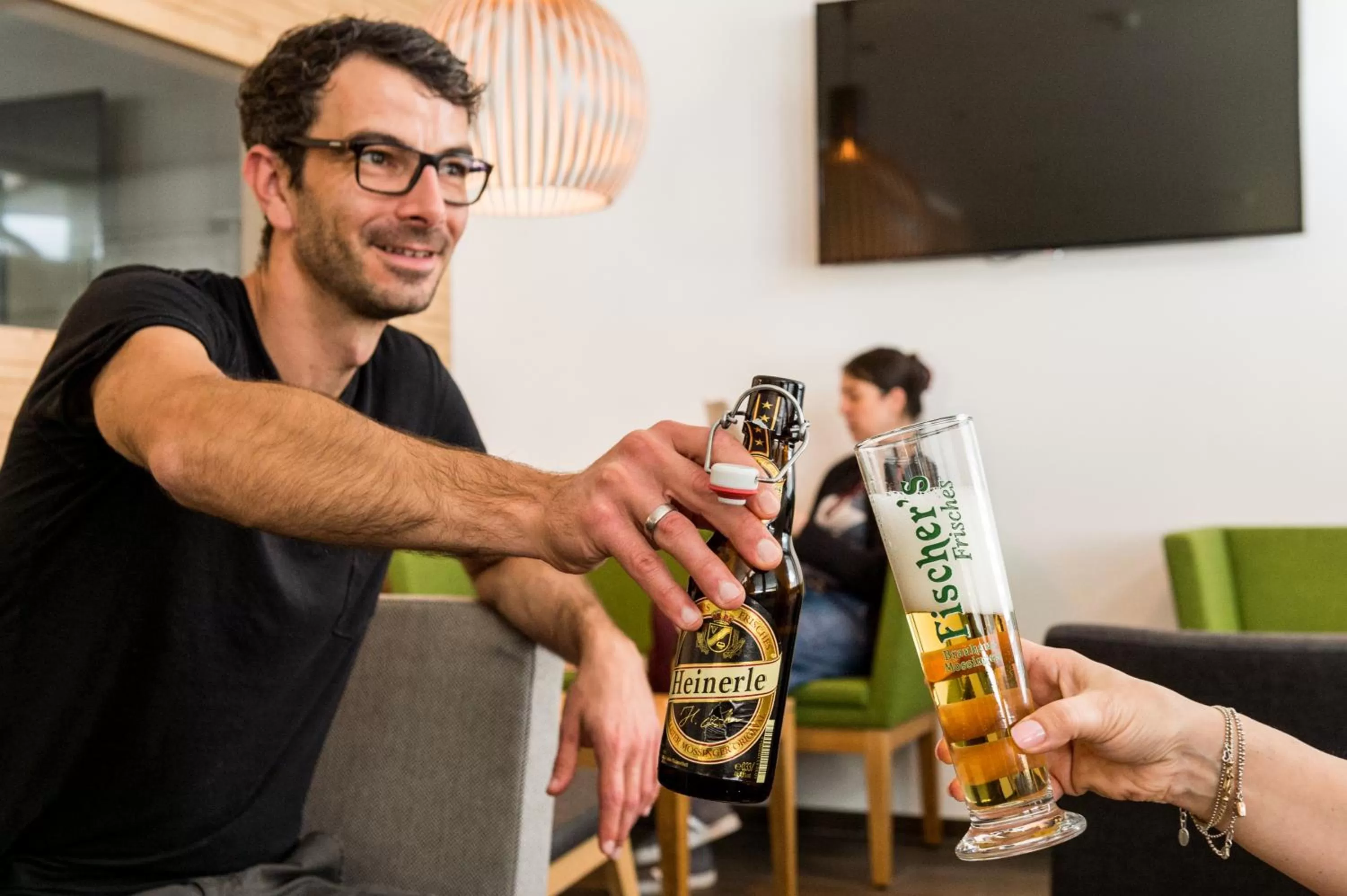 Lounge or bar in Fischer's Hotel Brauhaus 24h Self Check In