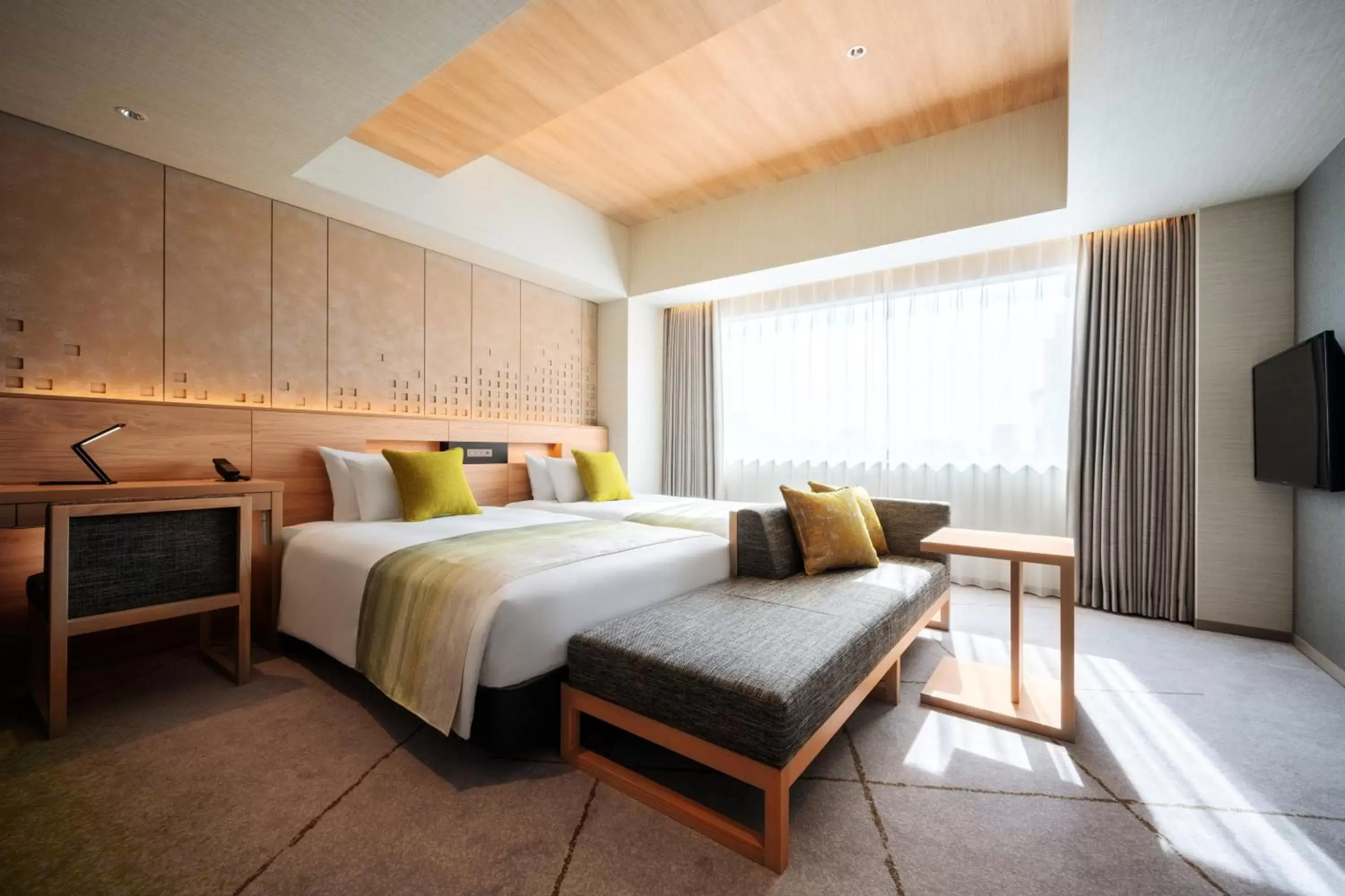 Bed in Hotel Metropolitan Yamagata
