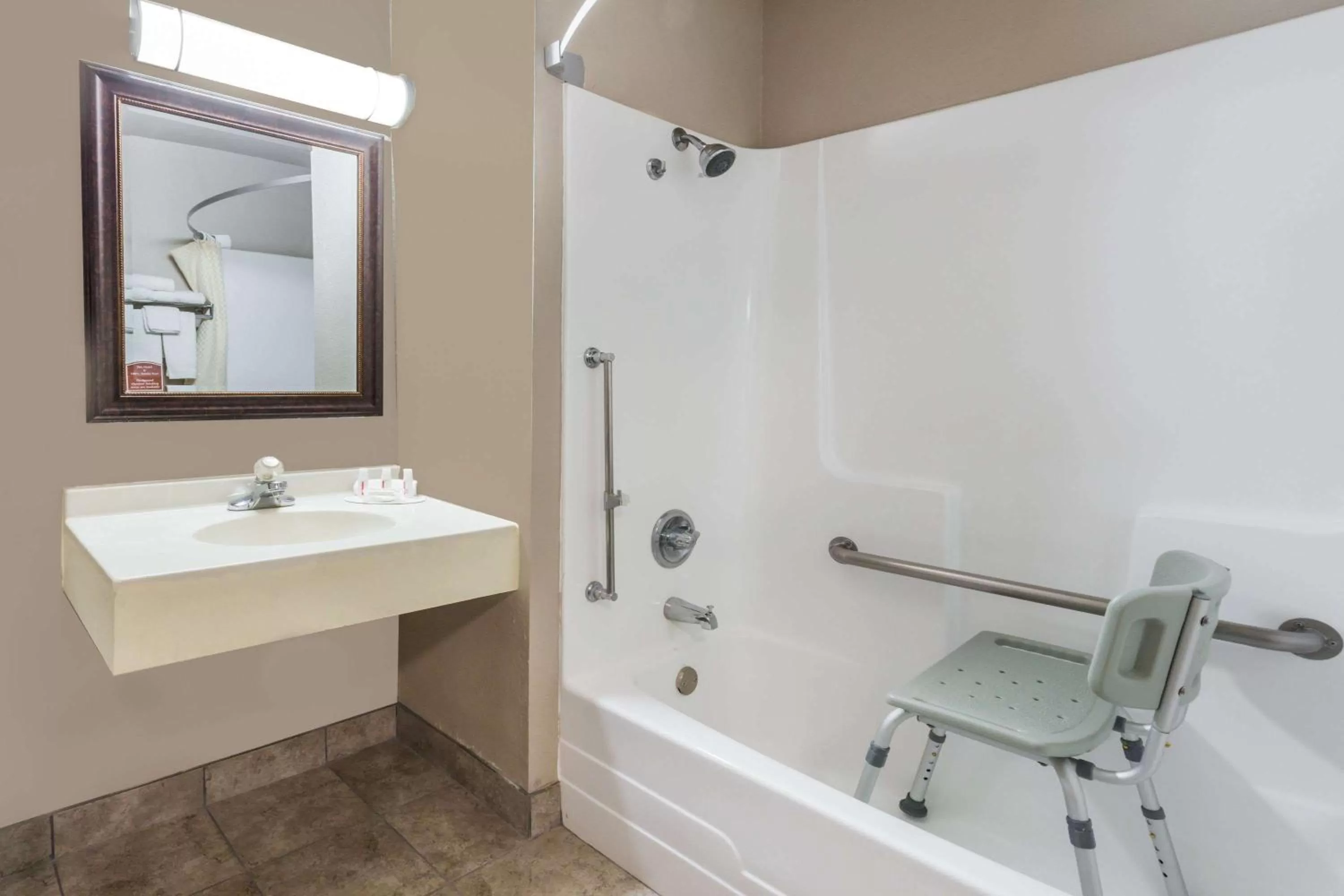 Bathroom in Super 8 by Wyndham Willows